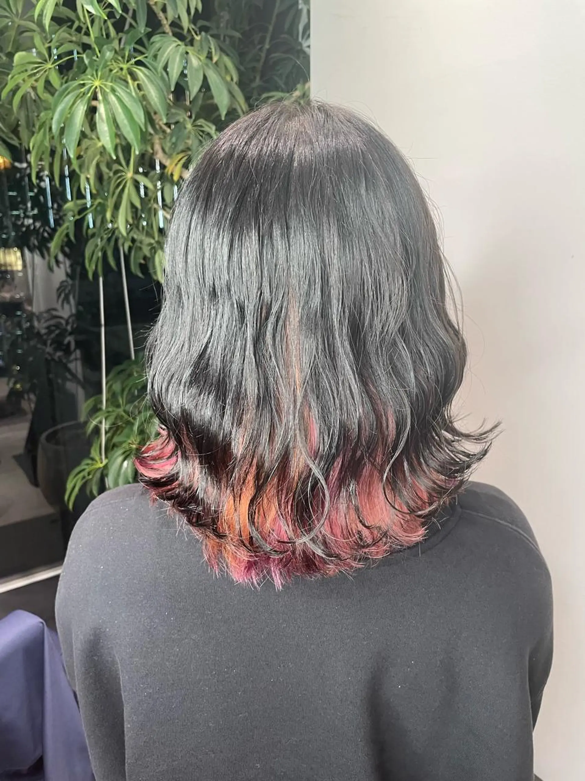 セミロング カラー ヘアカラー 艶カラーリスト 🌈銀座🌈牛込萌香のヘアスタイル