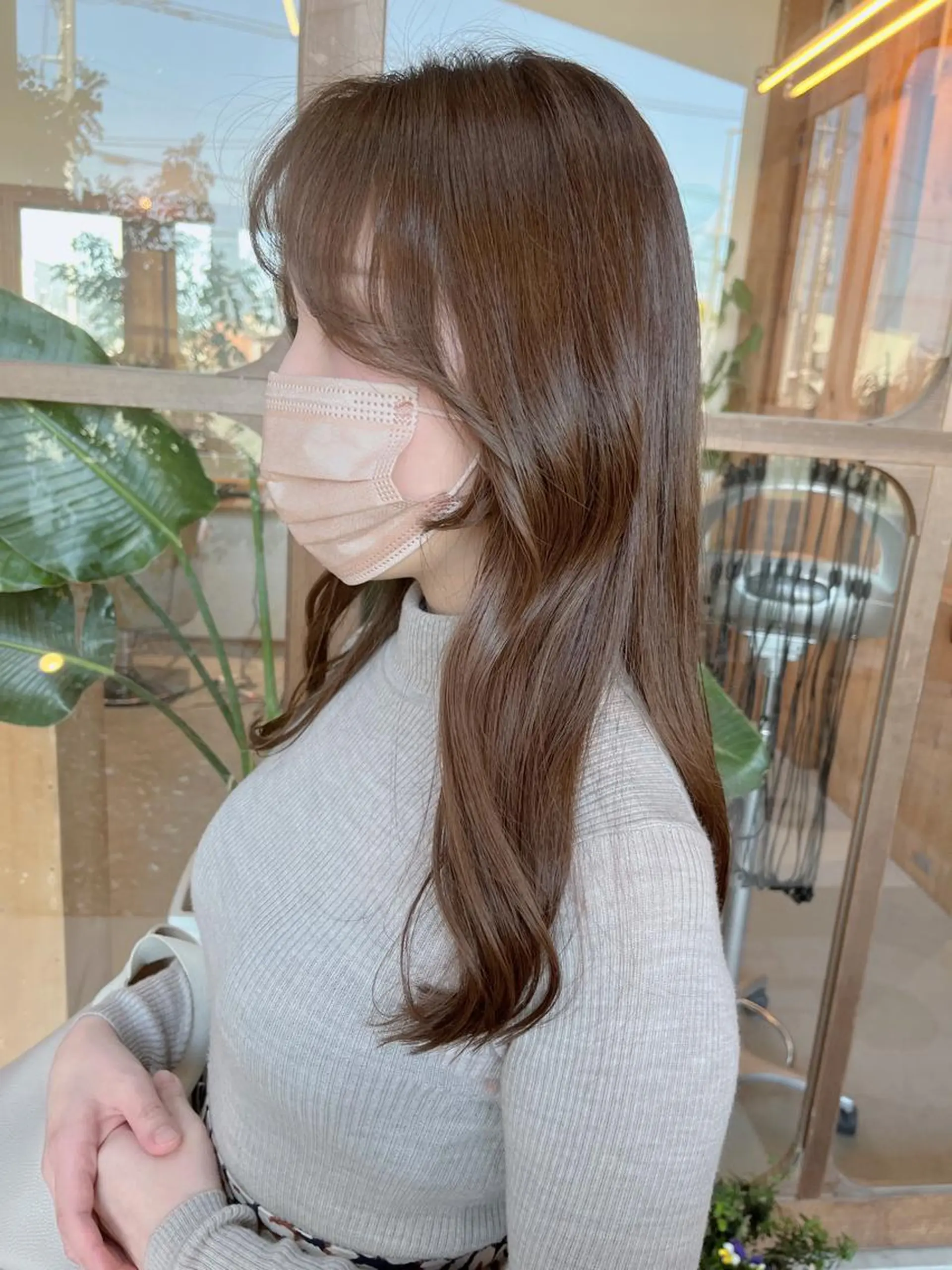 ロング カラー ベージュカラー SORA所属・ＳＯＲＡ Ｉｉｅのヘアスタイル
