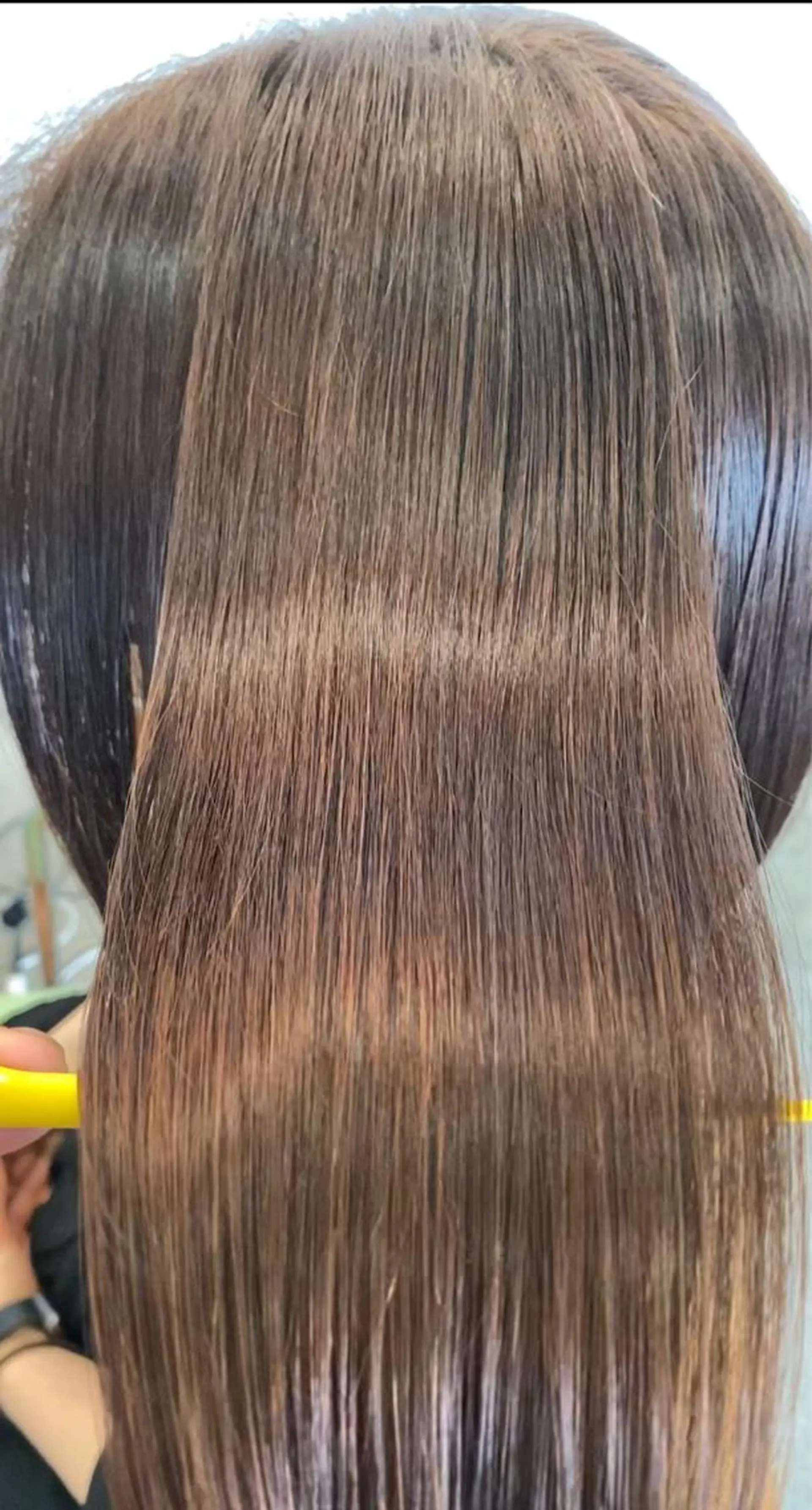 ミディアム 縮毛矯正 カット 縮毛矯正 トリートメント CHAINON 木原崇了のヘアスタイル