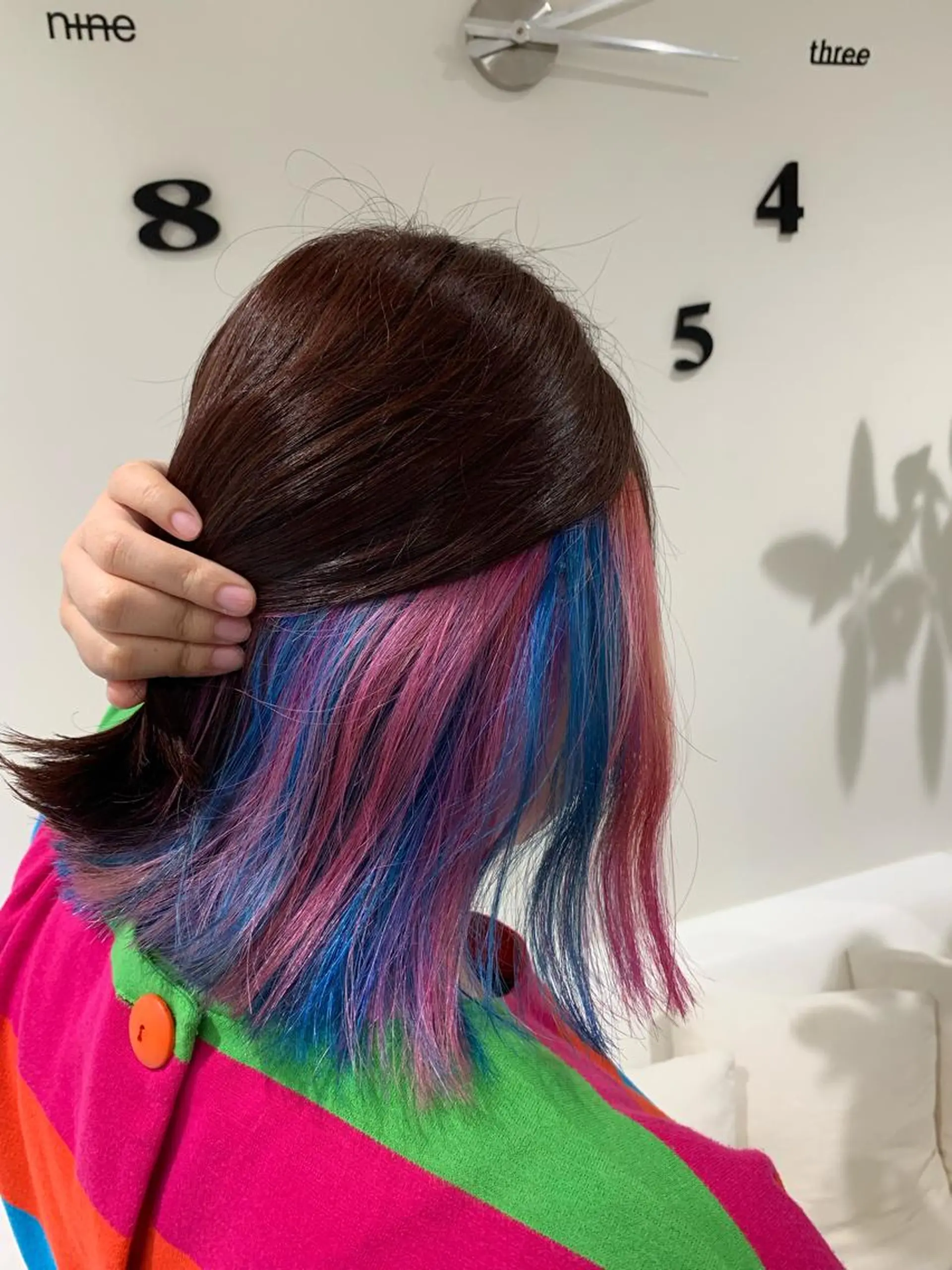 ミディアム カラー ヘアカラー 松吉 純平のヘアスタイル