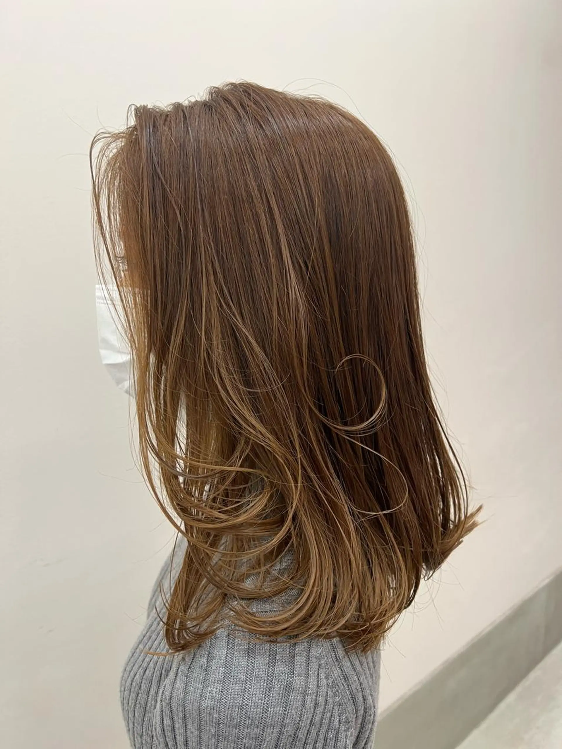 セミロング カラー パーマ ヘアアレンジ 村岡 夏美のその他イメージ