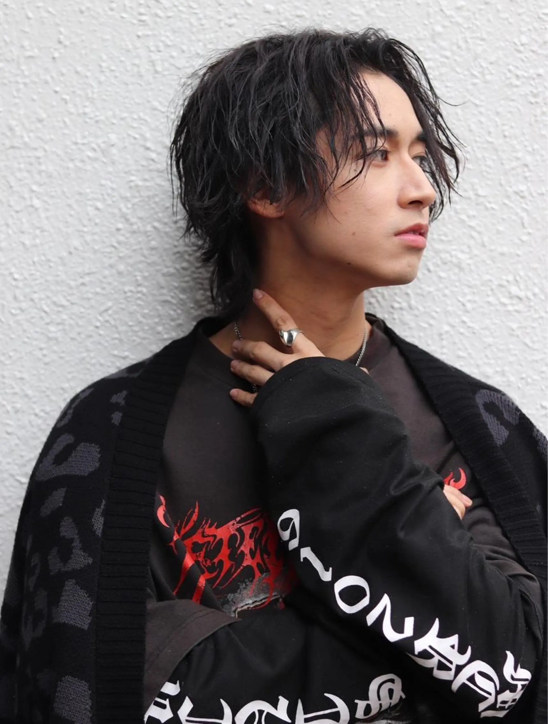メンズ メンズパーマ メンズウルフカット ウルフカット カット パーマ 👑再現性◎カット＆ パーマ Yuto🌀のヘアスタイル