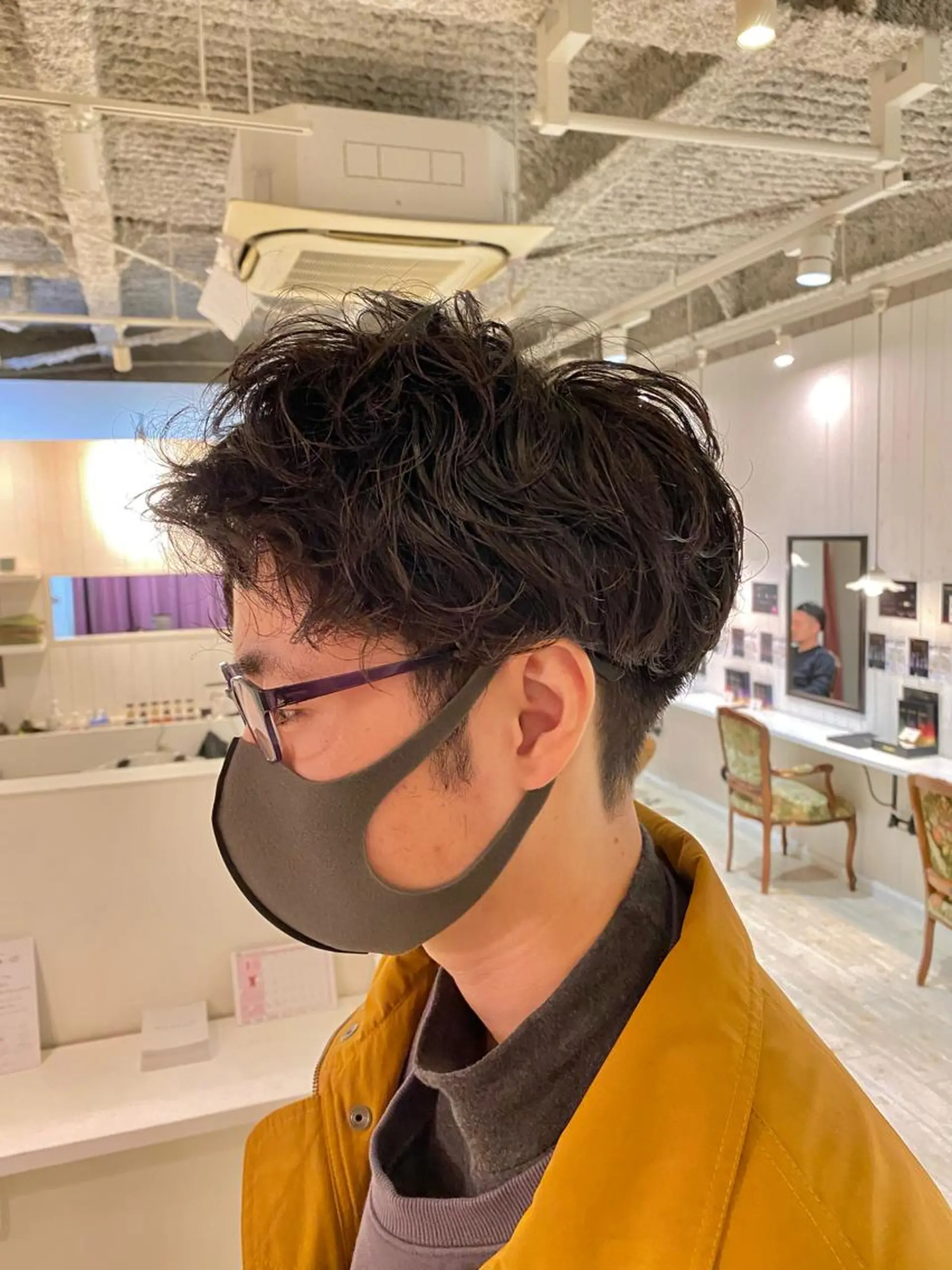 ショート パーマ メンズ 【メンズ特化】 ツツイリュウノスケのヘアスタイル