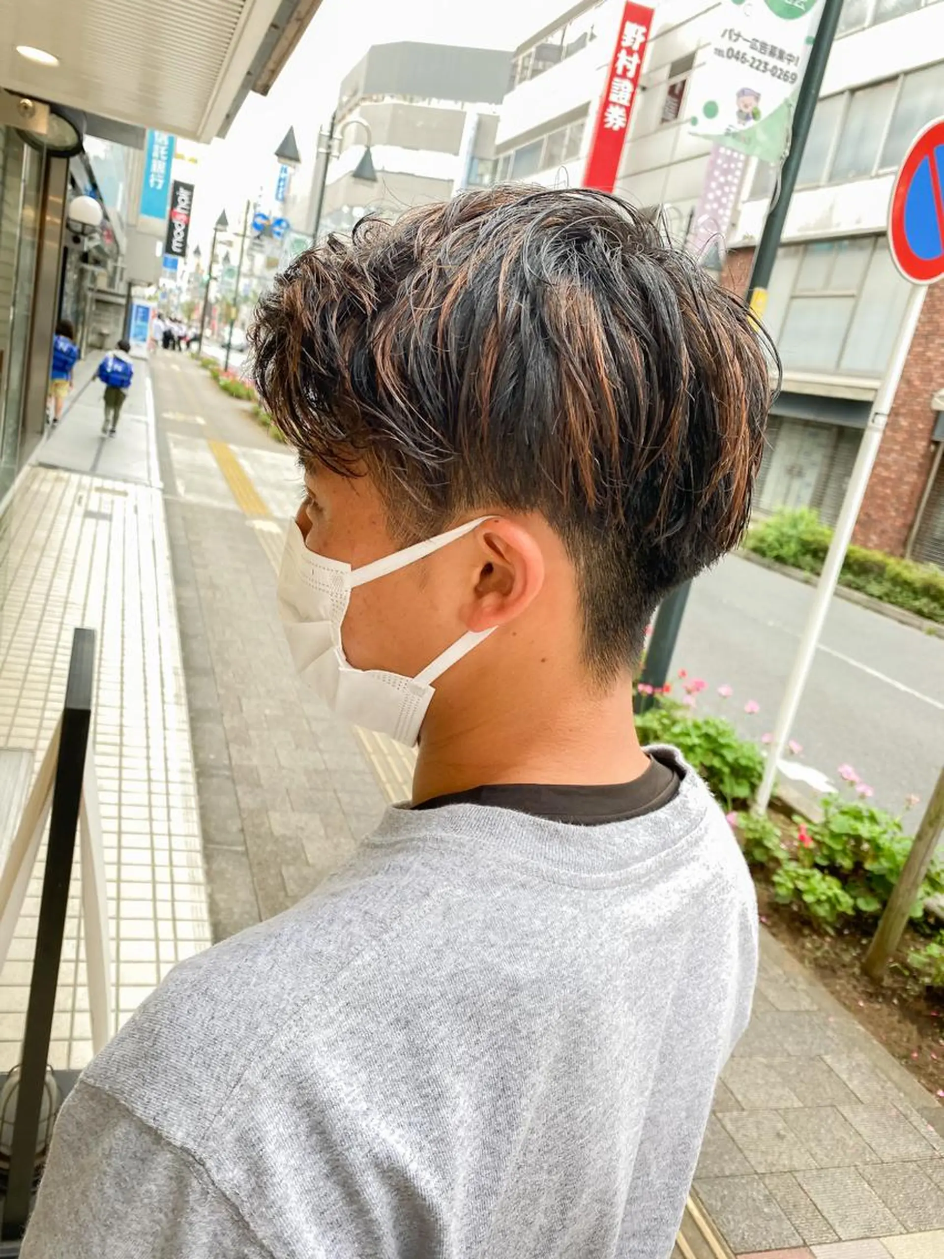 ショート カラー メンズ メンズハイライト メンズメッシュ ハイライトカラー メッシュ ハイライト カット ヘアカラー トリートメント 韓国風デザイン 💐MIZUKI💐のヘアスタイル