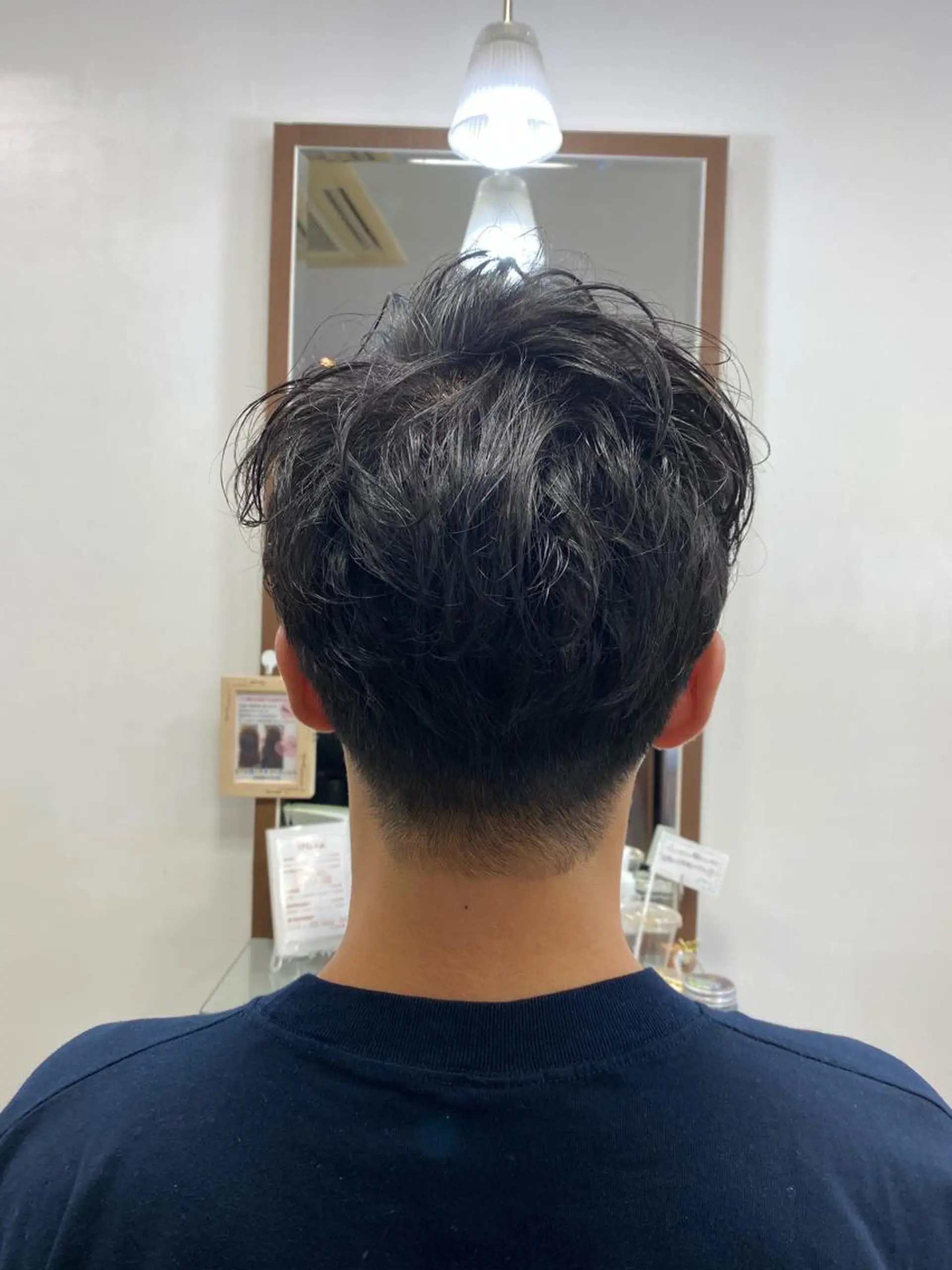 ショート パーマ メンズ メンズパーマ ツーブロック 刈り上げ Aloa登戸所属・武田 学のヘアスタイル