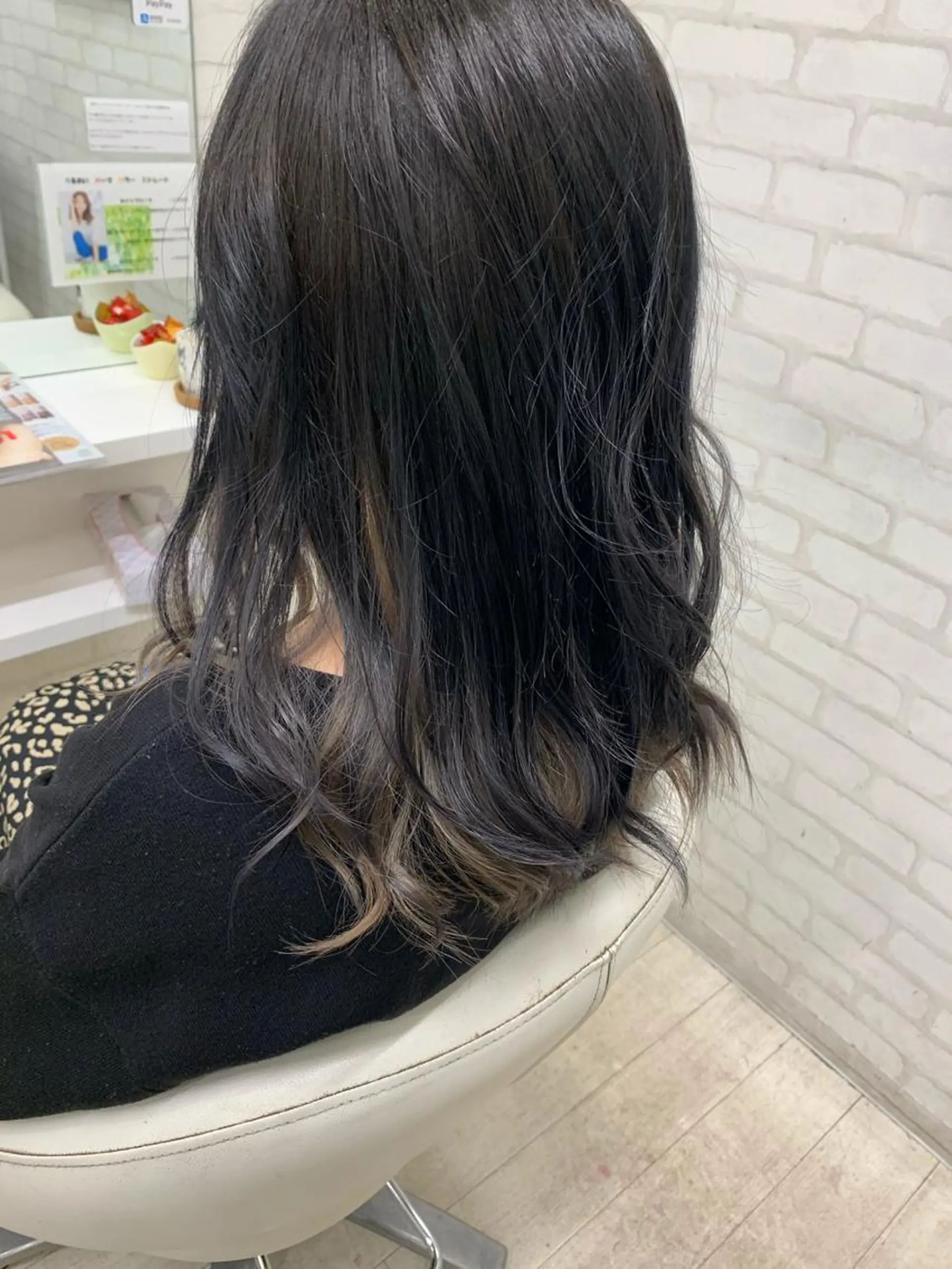 ロング カラー 大橋 一智のヘアスタイル