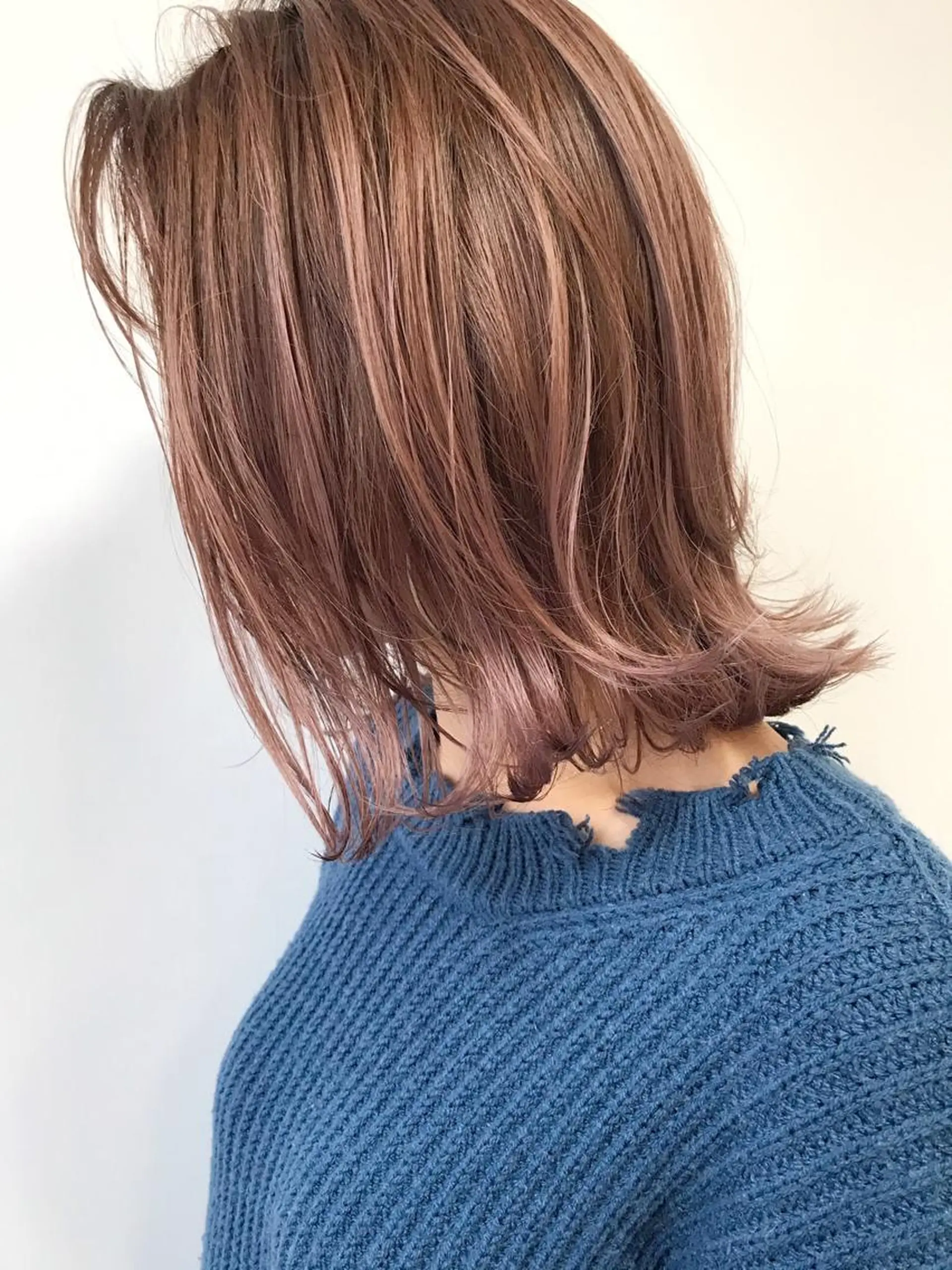 ミディアム ハイライト カット ヘアカラー カラーリスト菅野 竜矢🌈のヘアスタイル