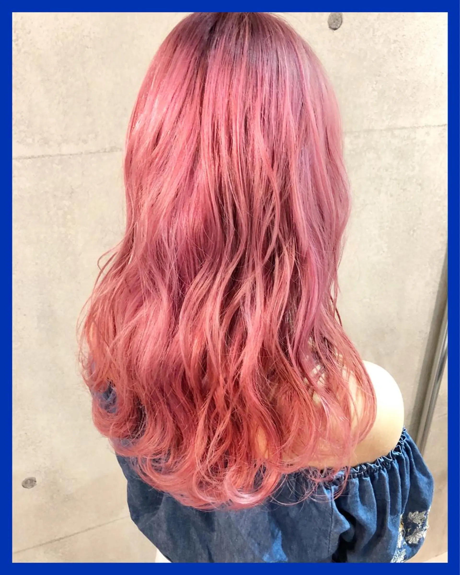 ロング カラー youres hair髪質改善トリートメント&ヘッドスパ新宿三丁目店所属・レイヤーカット× 髪質改善たもりのヘアスタイル