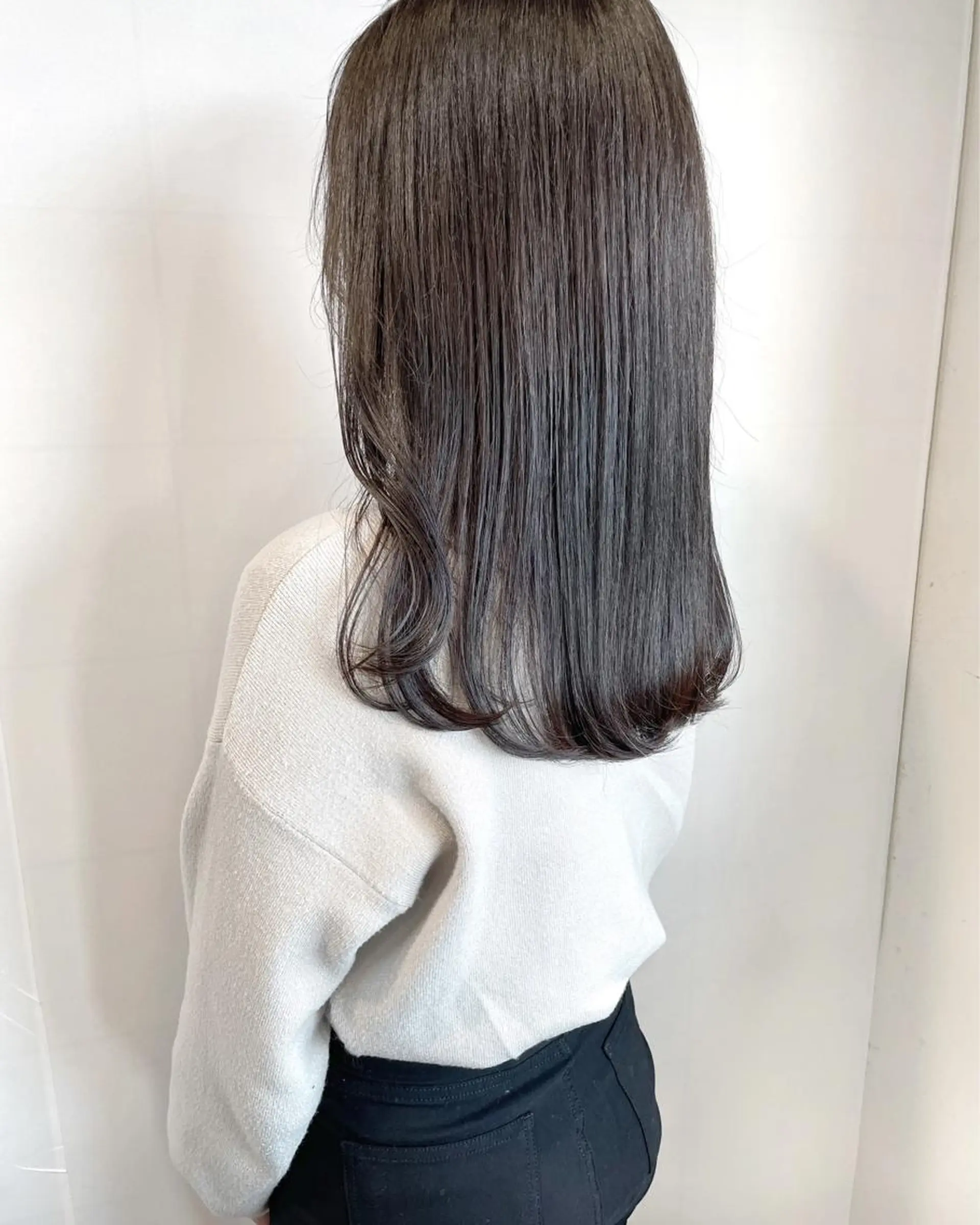 セミロング カラー ヘアアレンジ ヘアカラー 徳永 実沙のヘアスタイル
