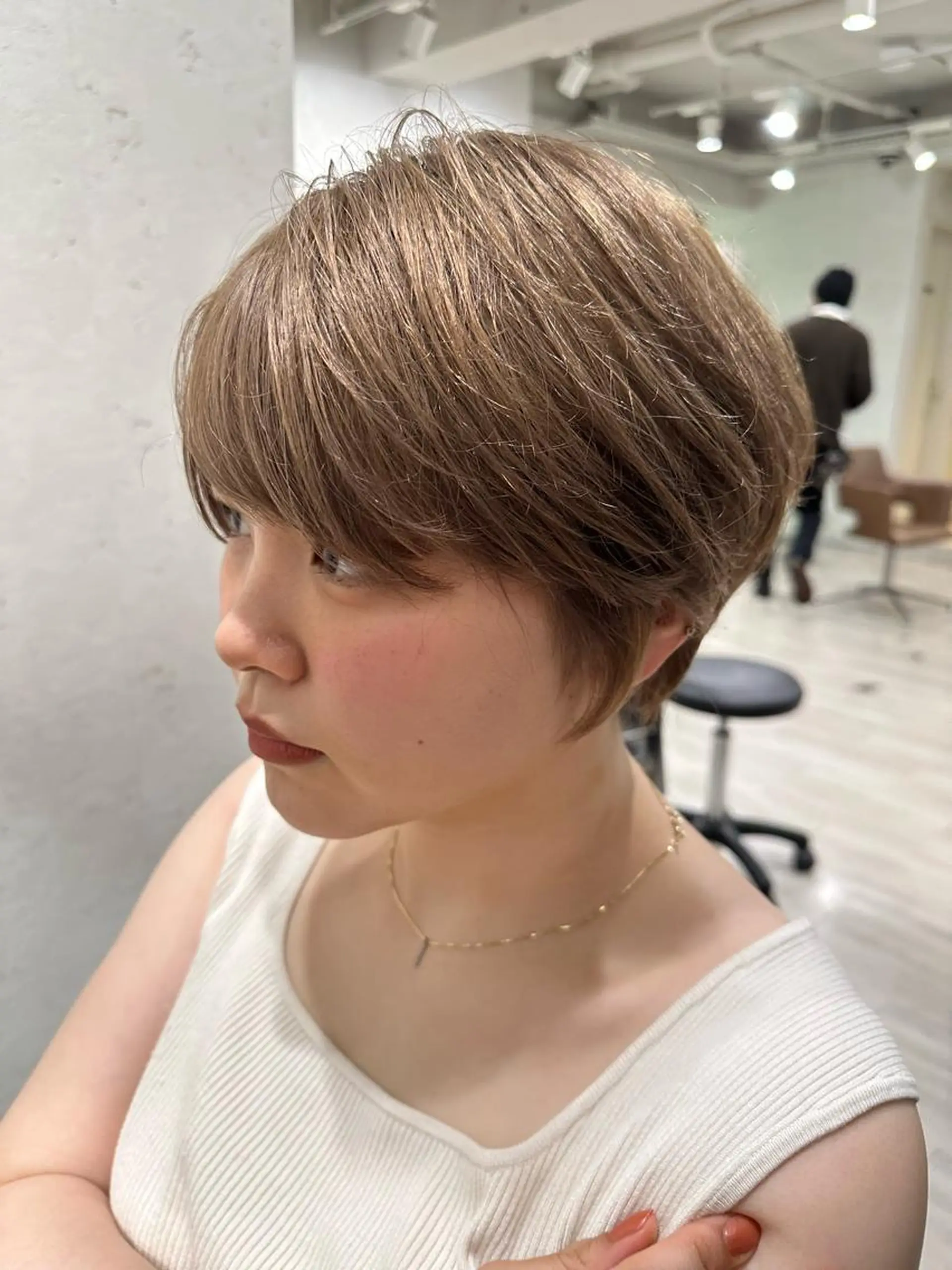 ミディアム メンズ特化 刈り上げない/金井のヘアスタイル