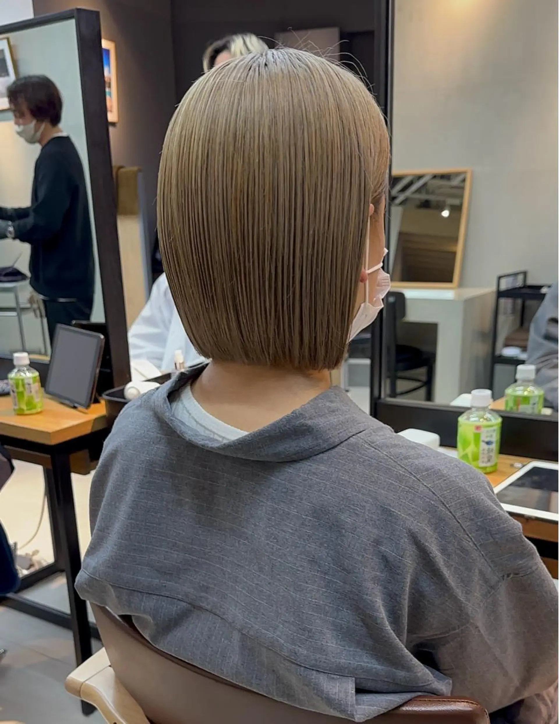ショート カラー ヘアカラー トリートメント mee.urawa所属・似合わせショート×透 明感/やじまたかしのヘアスタイル