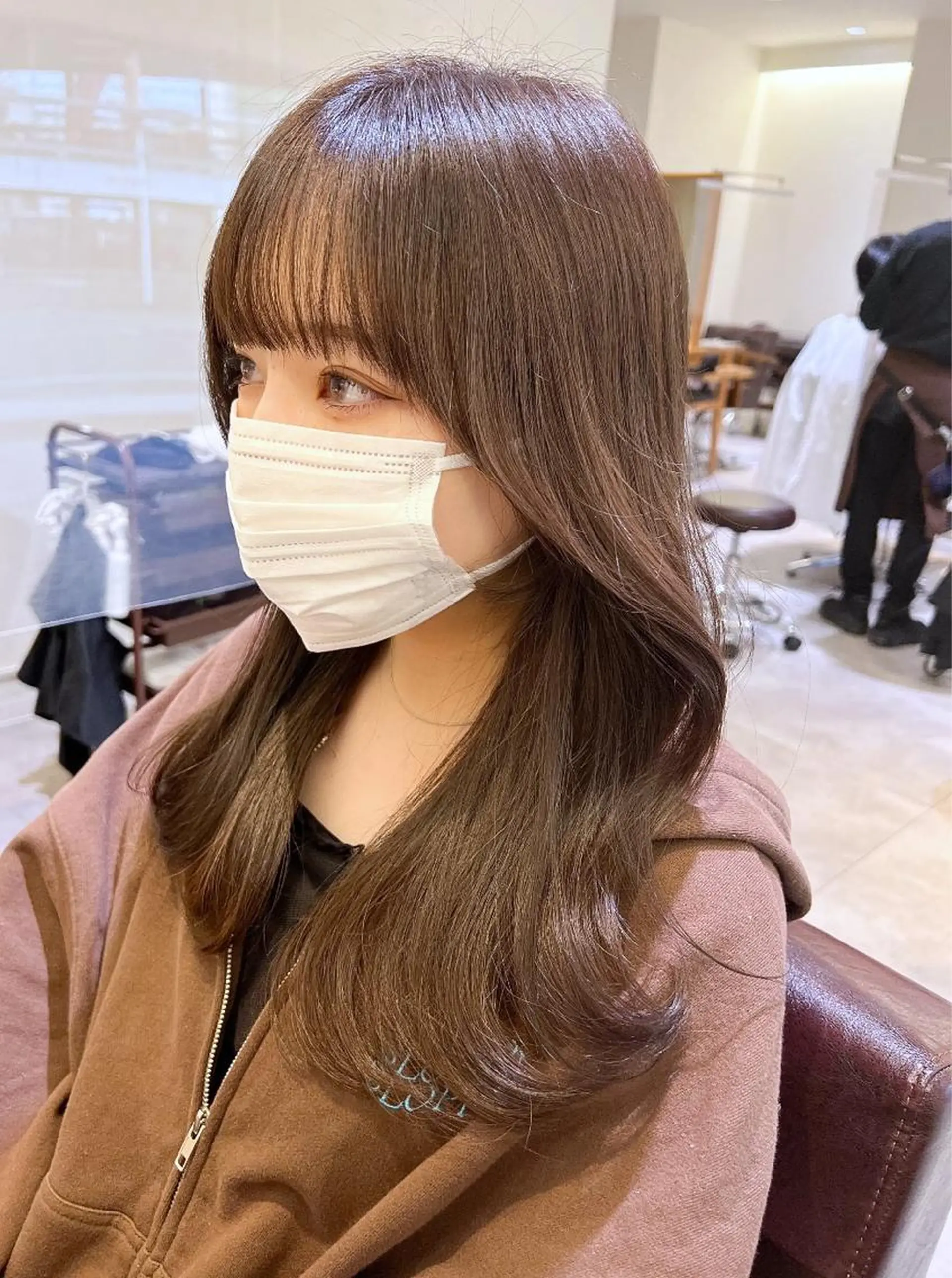 セミロング カラー カット ヘアカラー 韓国ヘア×髪質改善 /yoshikaのヘアスタイル