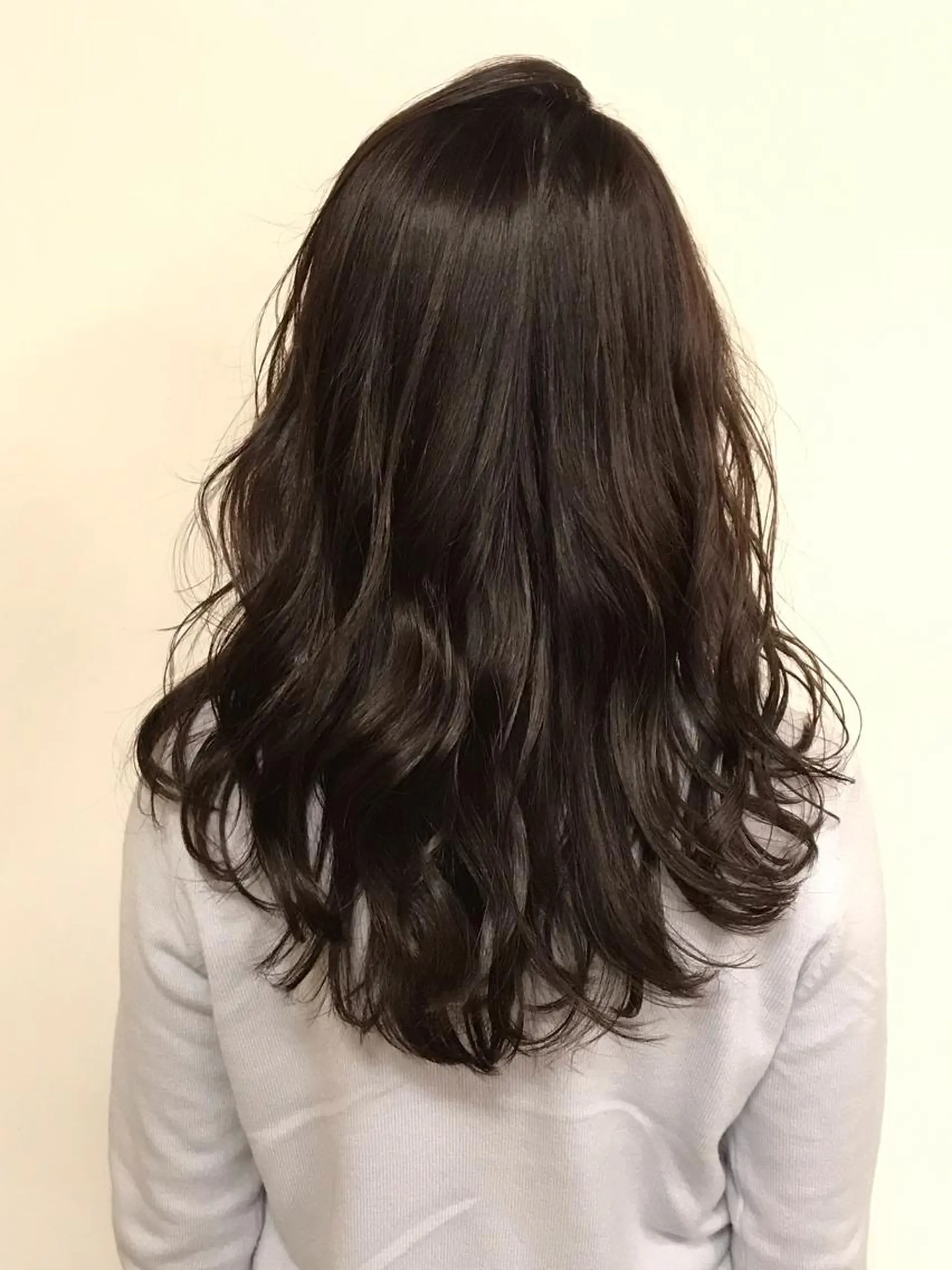 セミロング カラー ブラウンカラー ダークブラウン デザインカラー🌈 高木リョウのヘアスタイル