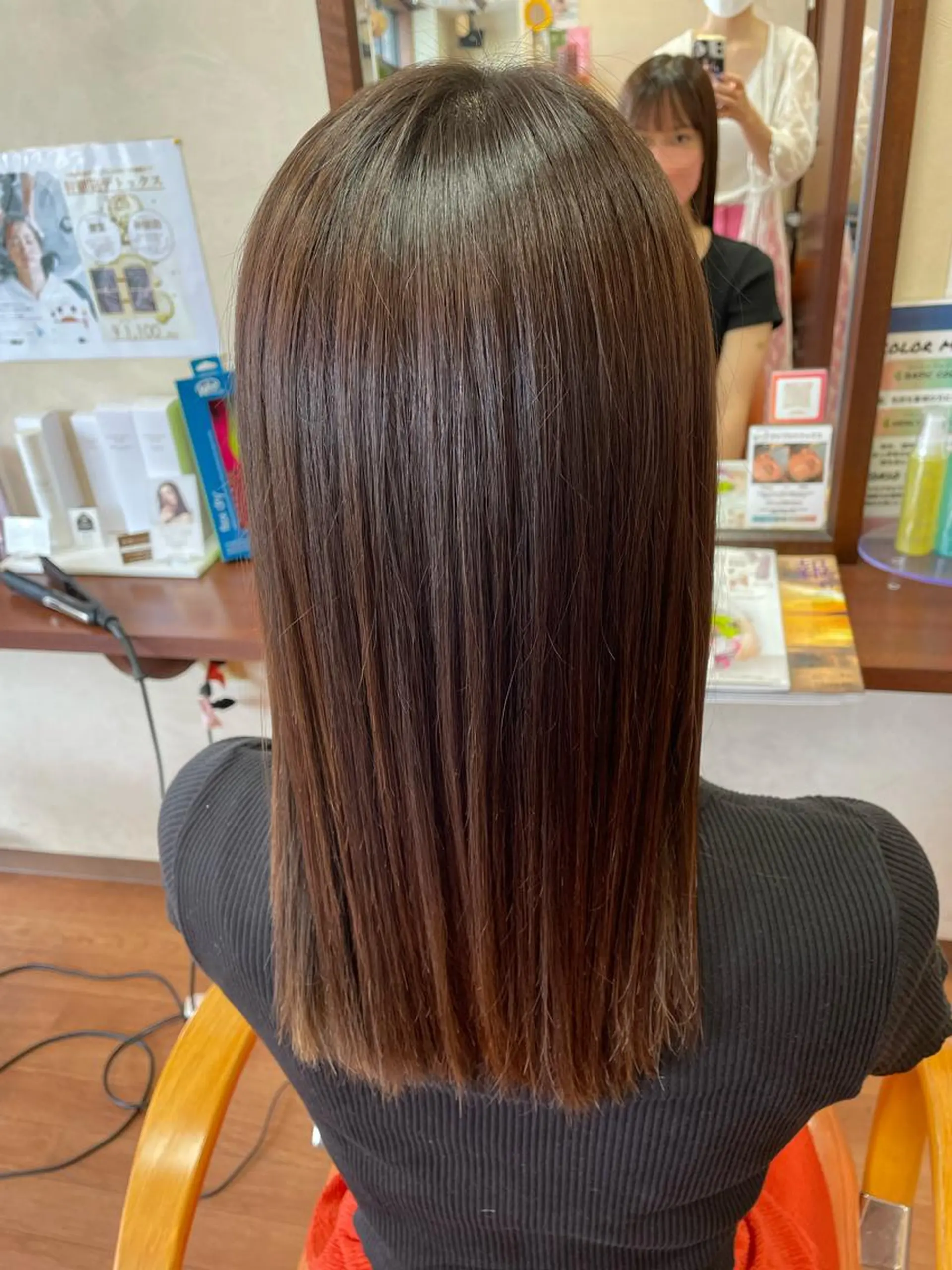 ロング カット ヘアカラー トリートメント Vyuha ビューハのヘアスタイル