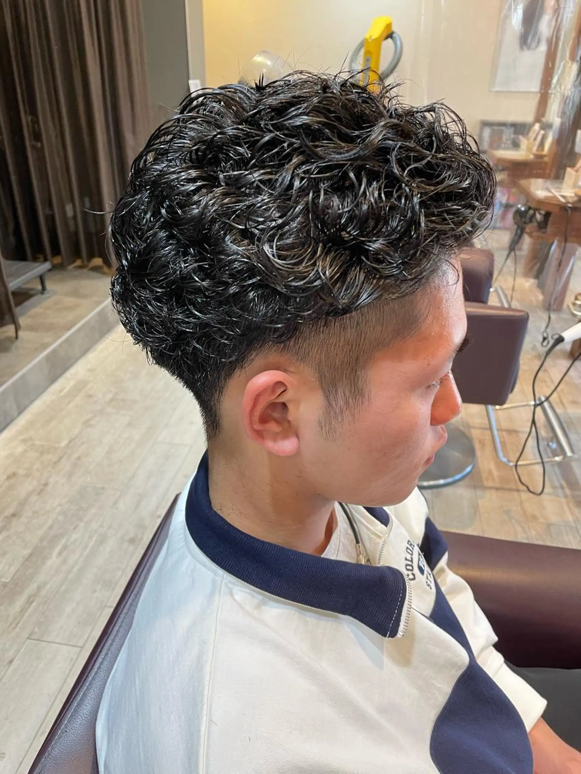 パーマ メンズ 仙台/メンズ/ フェザー/リョウのヘアスタイル