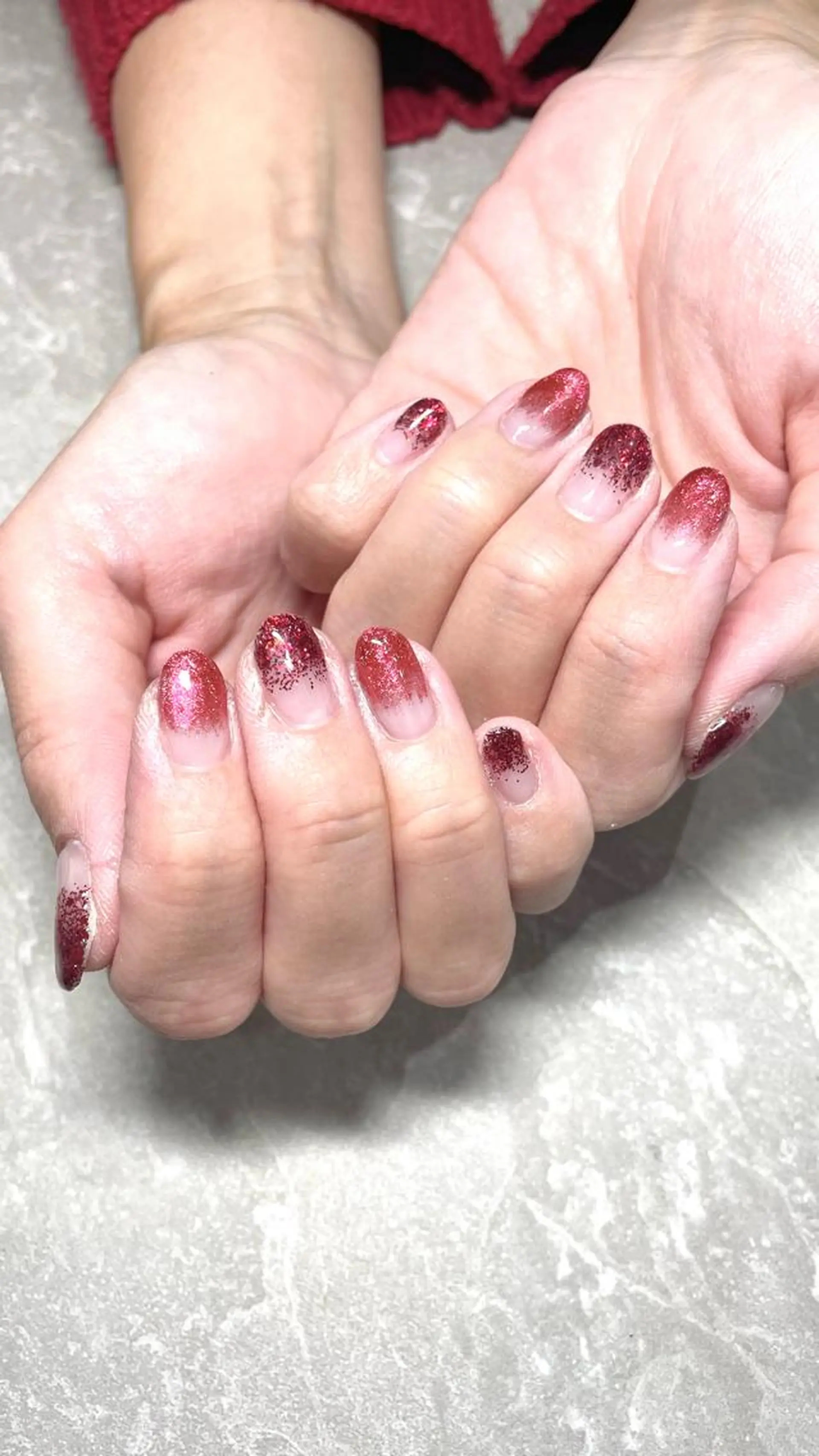 ネイル グラデーション ラメ(グリッター) ラメグラデーション LINXS所属・LINXS aosaのネイルデザイン
