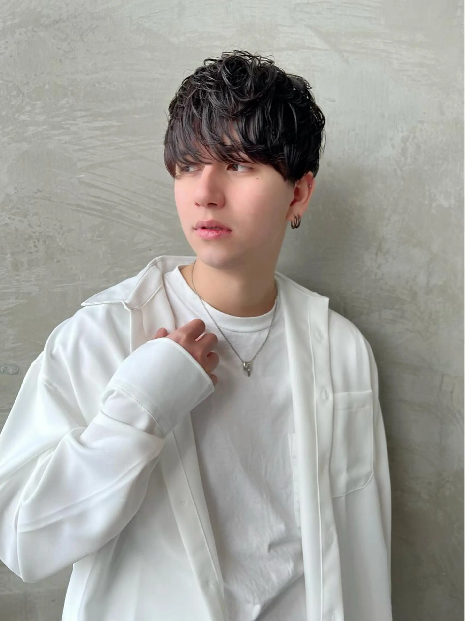 ショート パーマ メンズ カット トリートメント ヘアセット 韓国レイヤー🇰🇷 韓国研修◎渋谷カイトのヘアスタイル