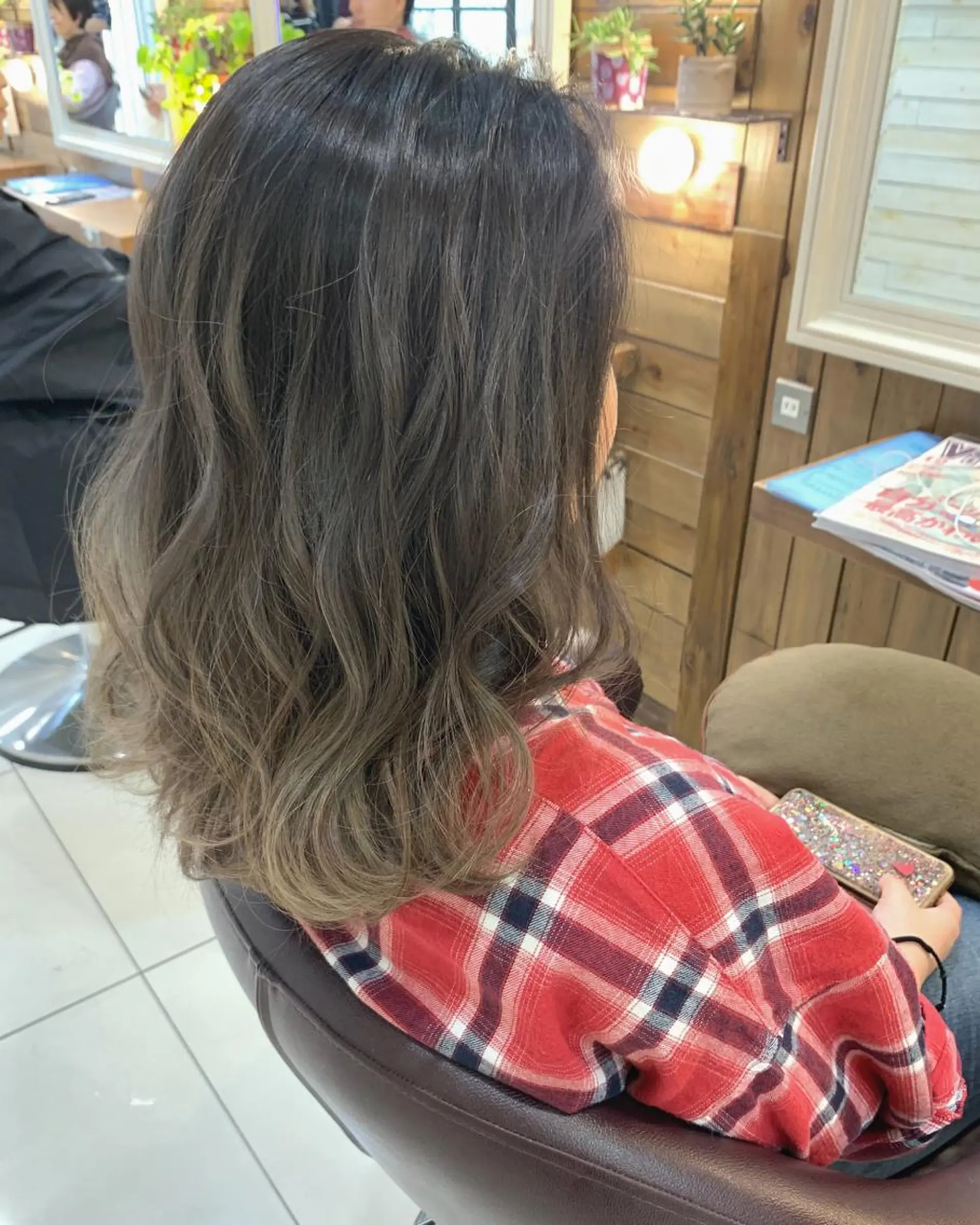 カラー ヘアカラー 黒田瀬奈/ボブ まろやかベージュのヘアスタイル