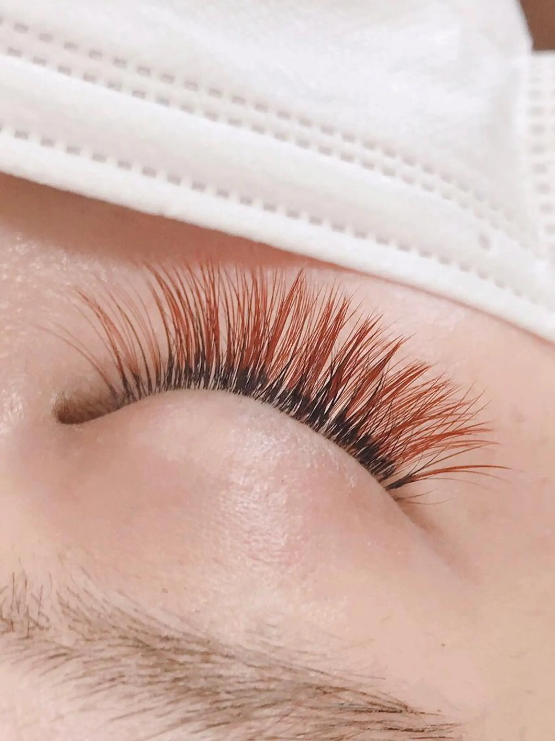 マツエク・マツパ カラーマツエク ボリュームラッシュ Hug me eyelashのマツエク・マツパデザイン