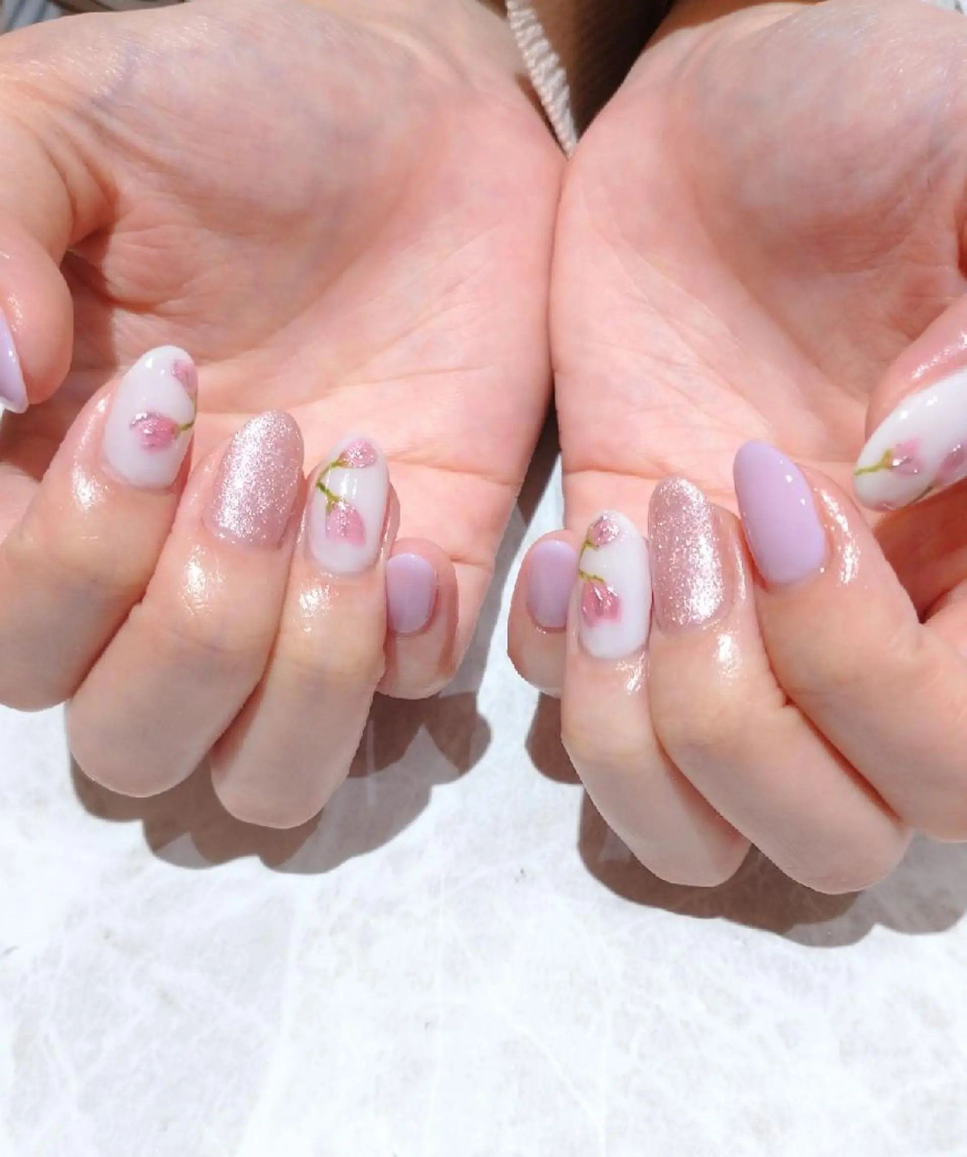 ネイル ハンドネイル 會田 瑠衣のネイルデザイン