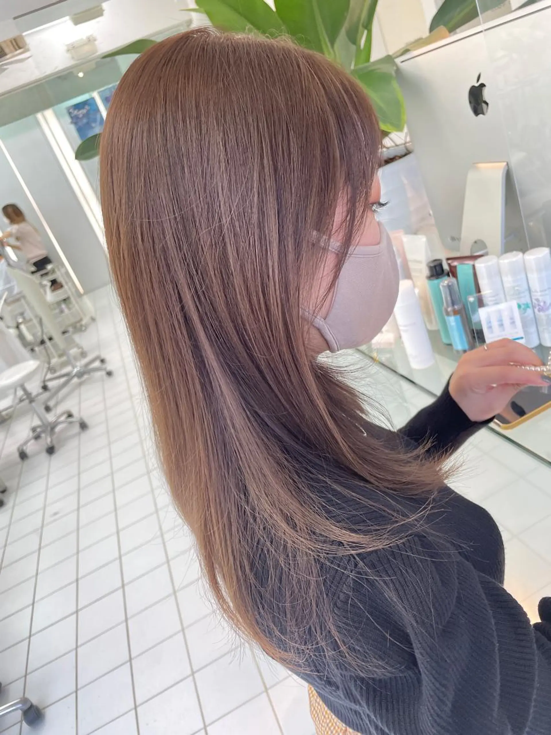 ロング カラー カット ヘアカラー トリートメント HEADS  ex所属・HEADS ex市川 ママ美容師ARISAのヘアスタイル