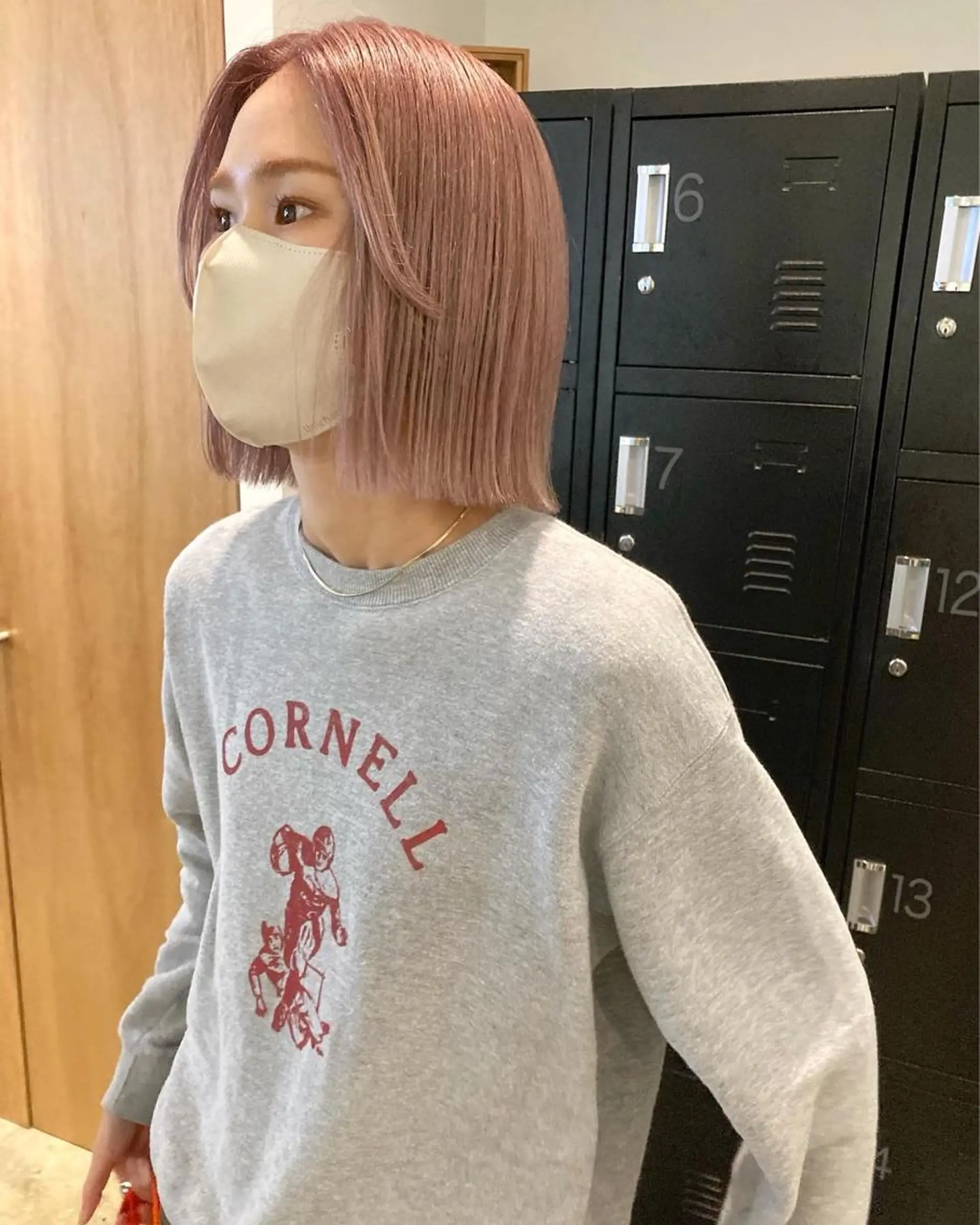 ミディアム カラー ベージュカラー ブリーチ ラベンダーカラー ピンクカラー ヘアカラー カラーリスト菅野 竜矢🌈のヘアスタイル