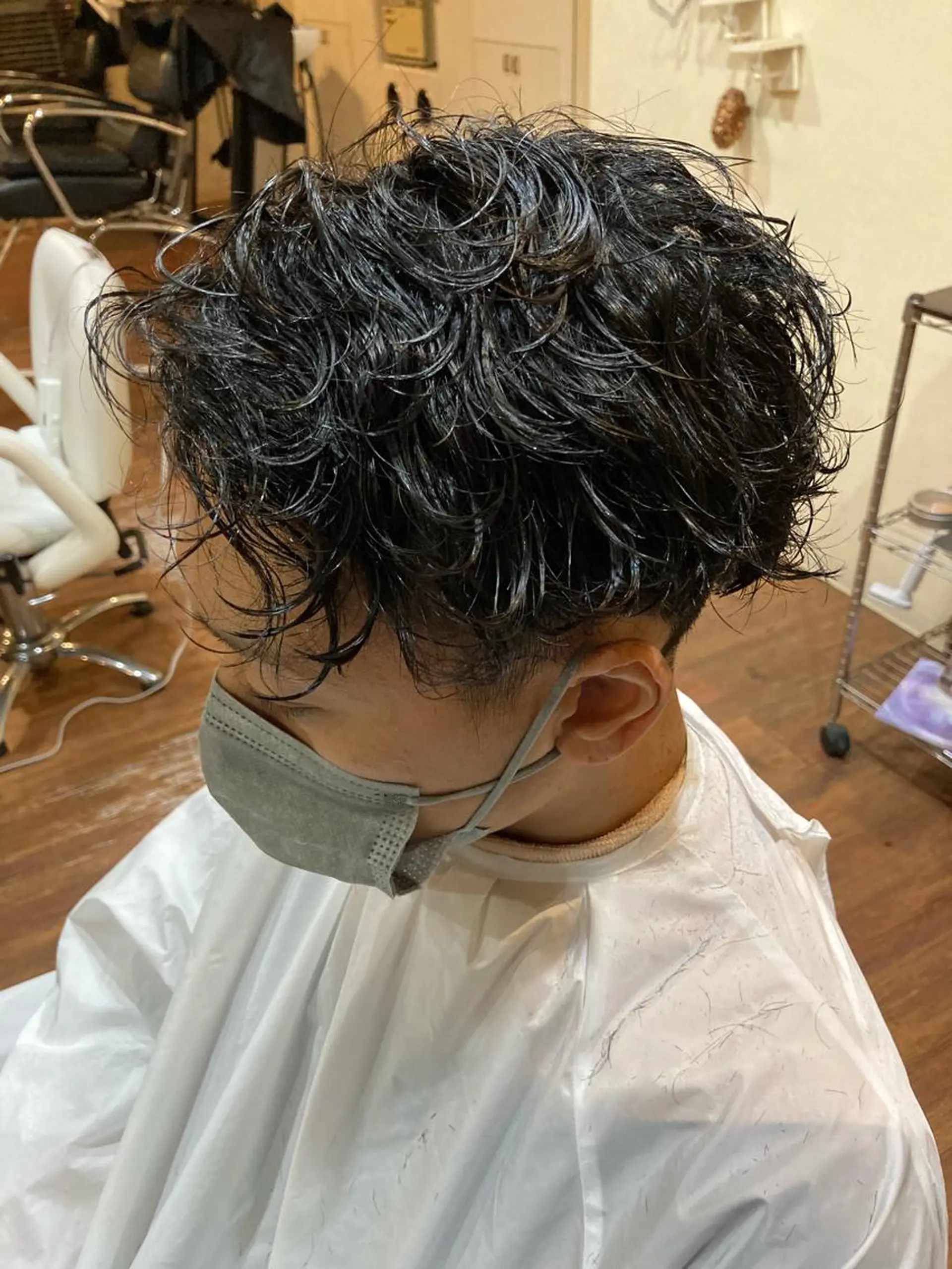 ショート パーマ メンズ メンズパーマ 波巻きパーマ パーマが得意な【最高 悠斗】のヘアスタイル