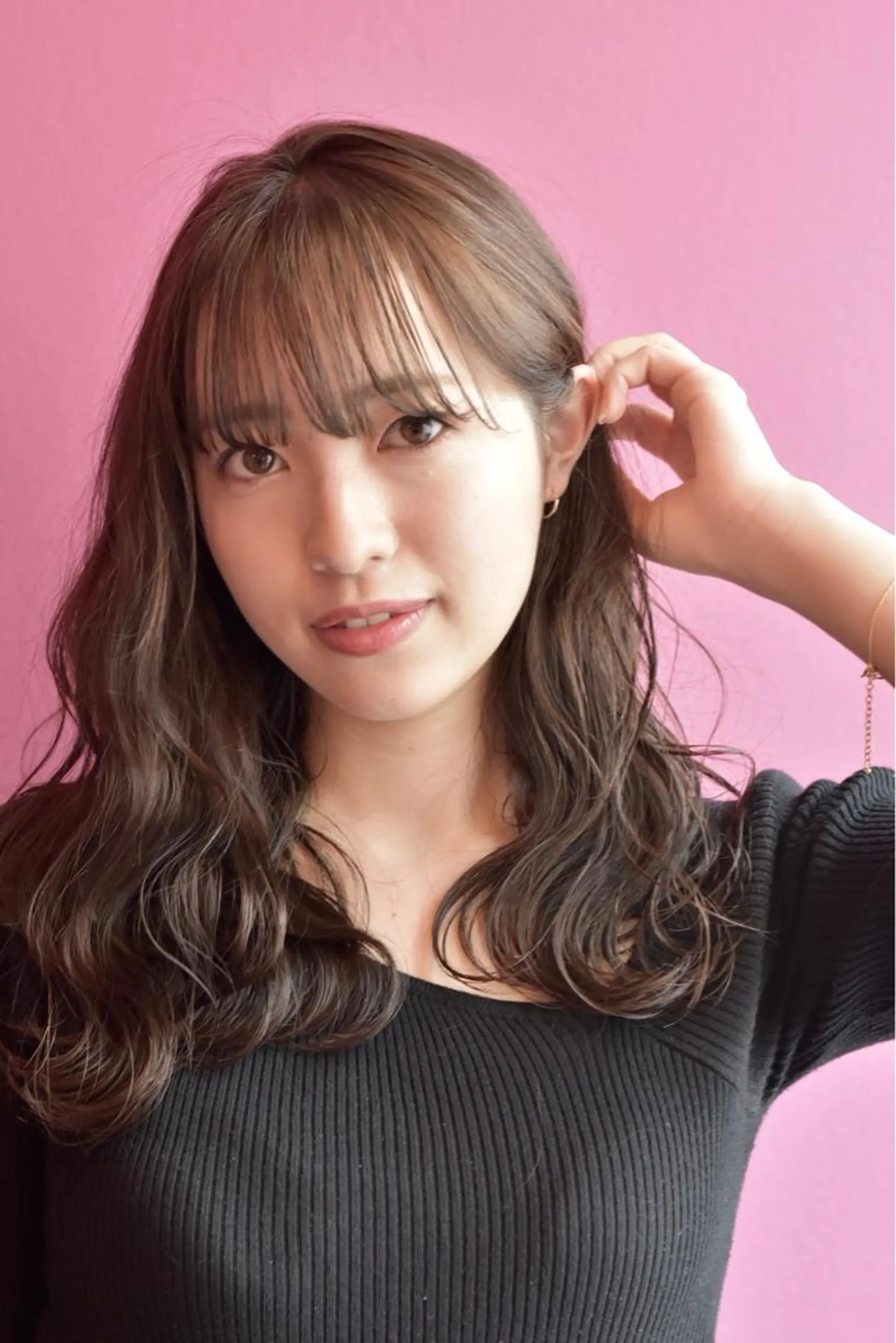 セミロング カラー アッシュ ベージュカラー カット ヘアカラー トリートメント ✨髪質改善縮毛矯正✨ 宇田川修平のエステ・リラクイメージ