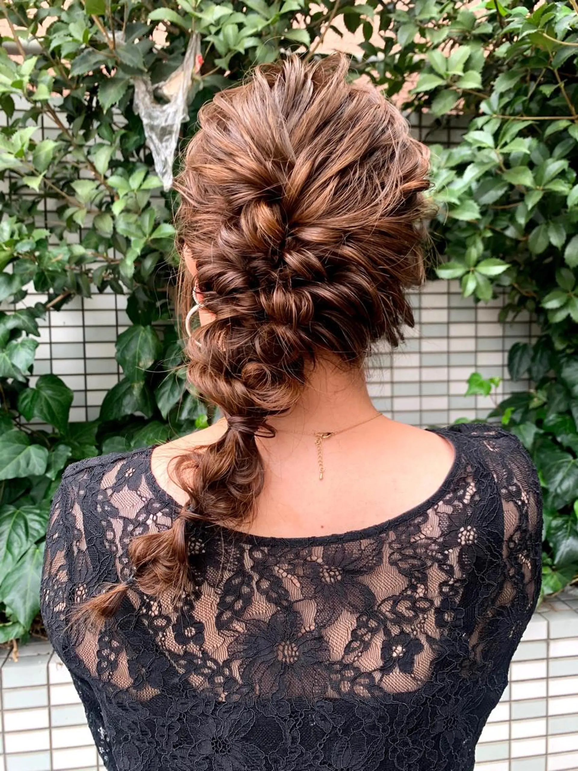 セミロング ヘアアレンジ ヘアセット カワシマ セイカのヘアスタイル