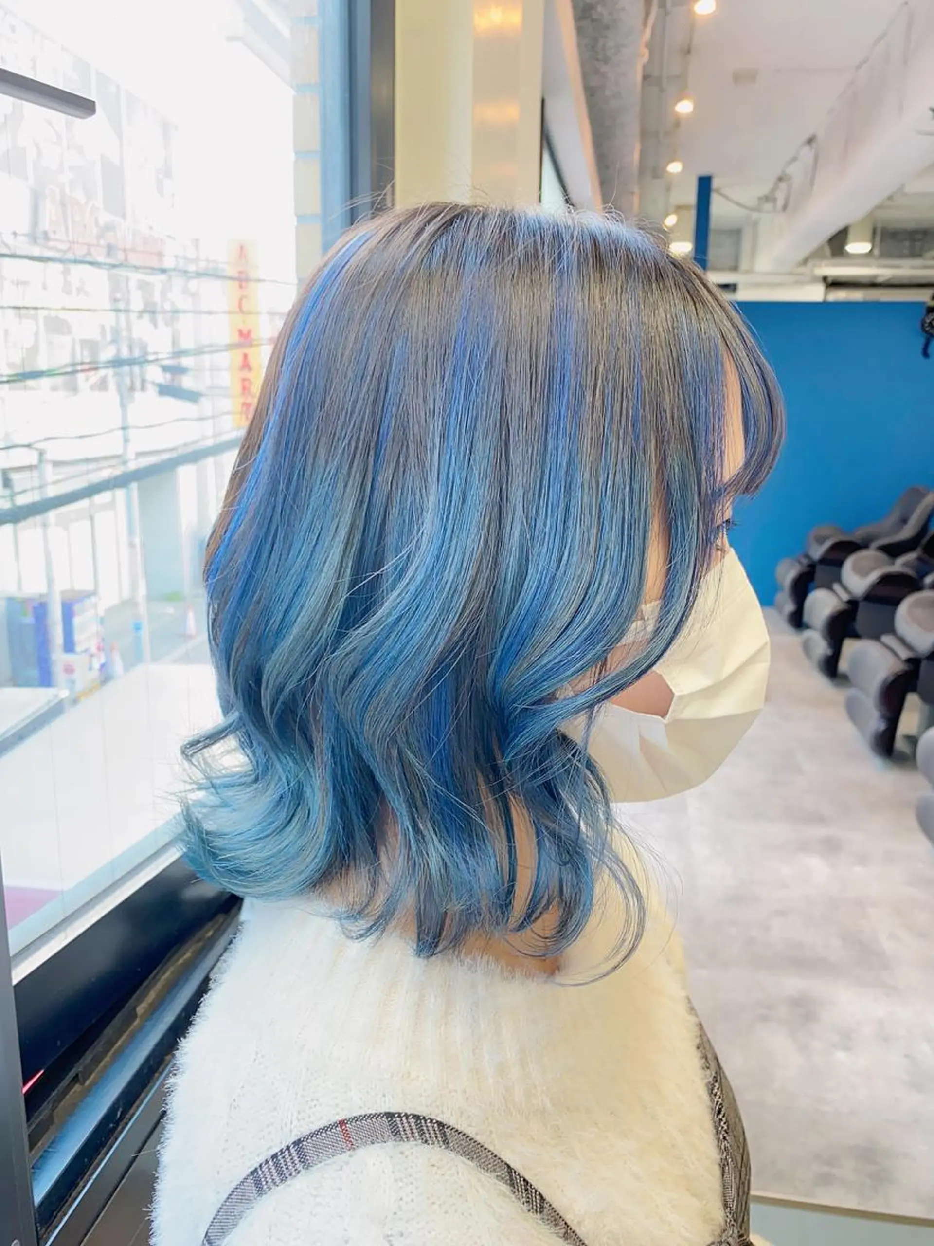 ミディアム レイヤーカット ヘアカラー トリートメント GO TODAY シェアサロン 町田店所属・韓国ヘア🇰🇷 スズキのヘアスタイル
