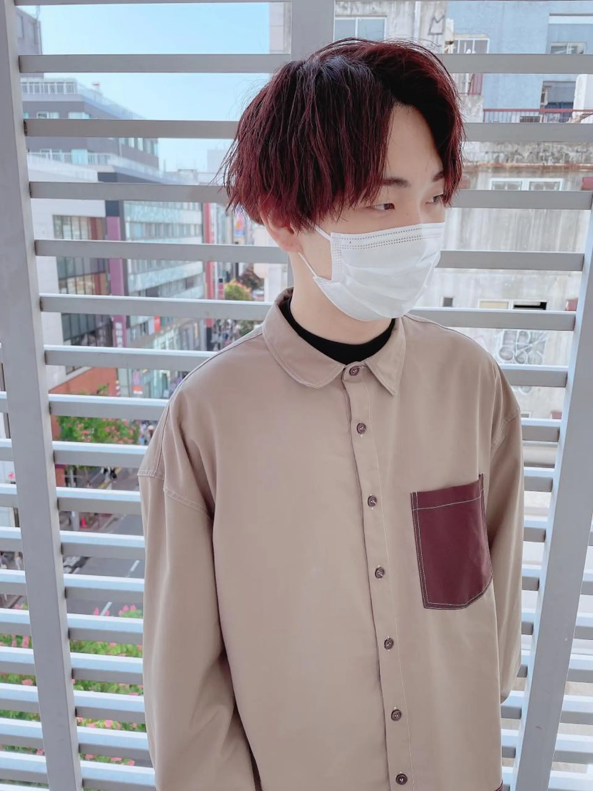 ショート カラー ヘアアレンジ メンズ メンズZina代表 田端 麗治のヘアスタイル