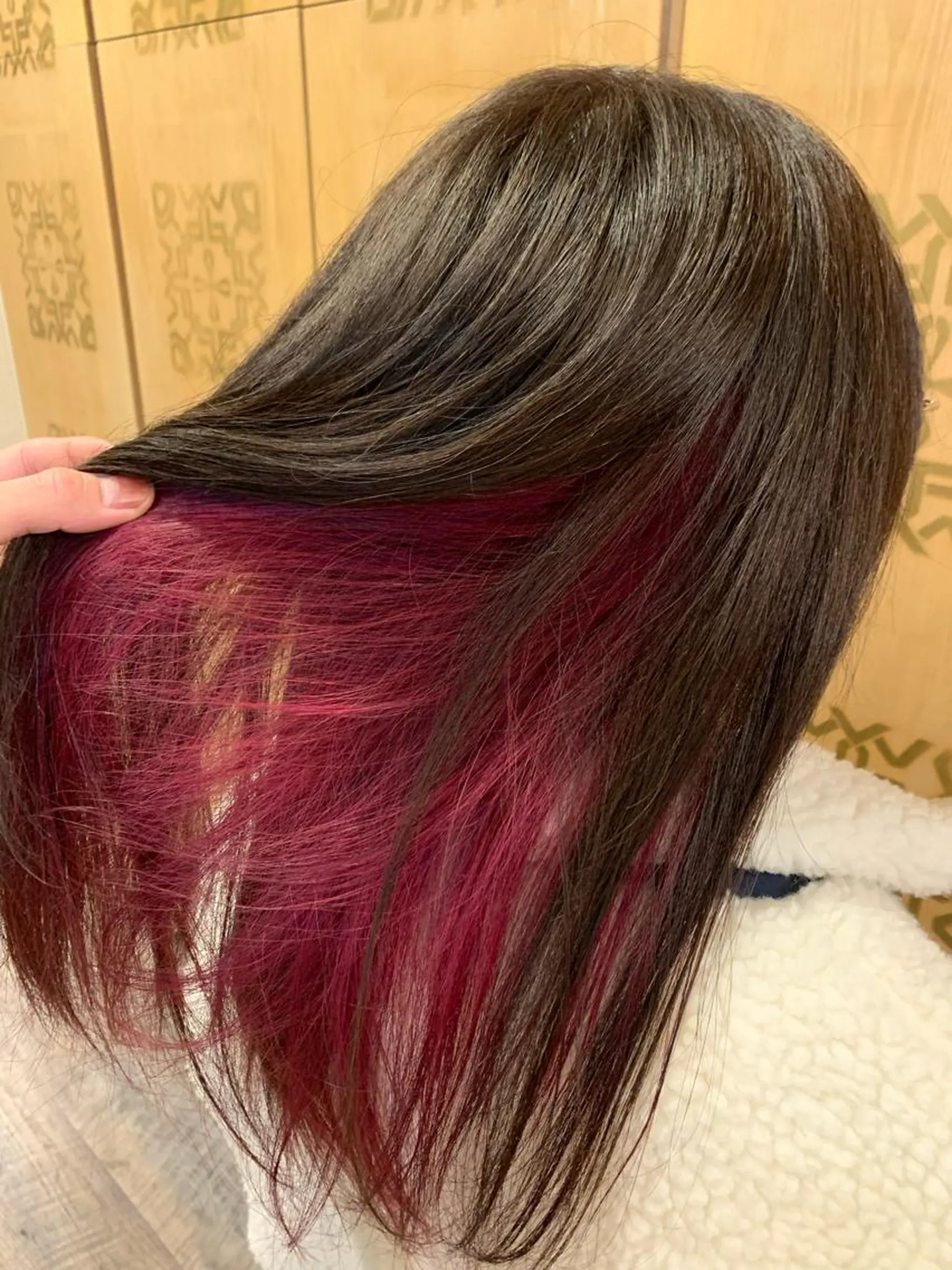 ロング カラー ピンクカラー 🌈艶髪　矯正 川崎　海🌈のヘアスタイル