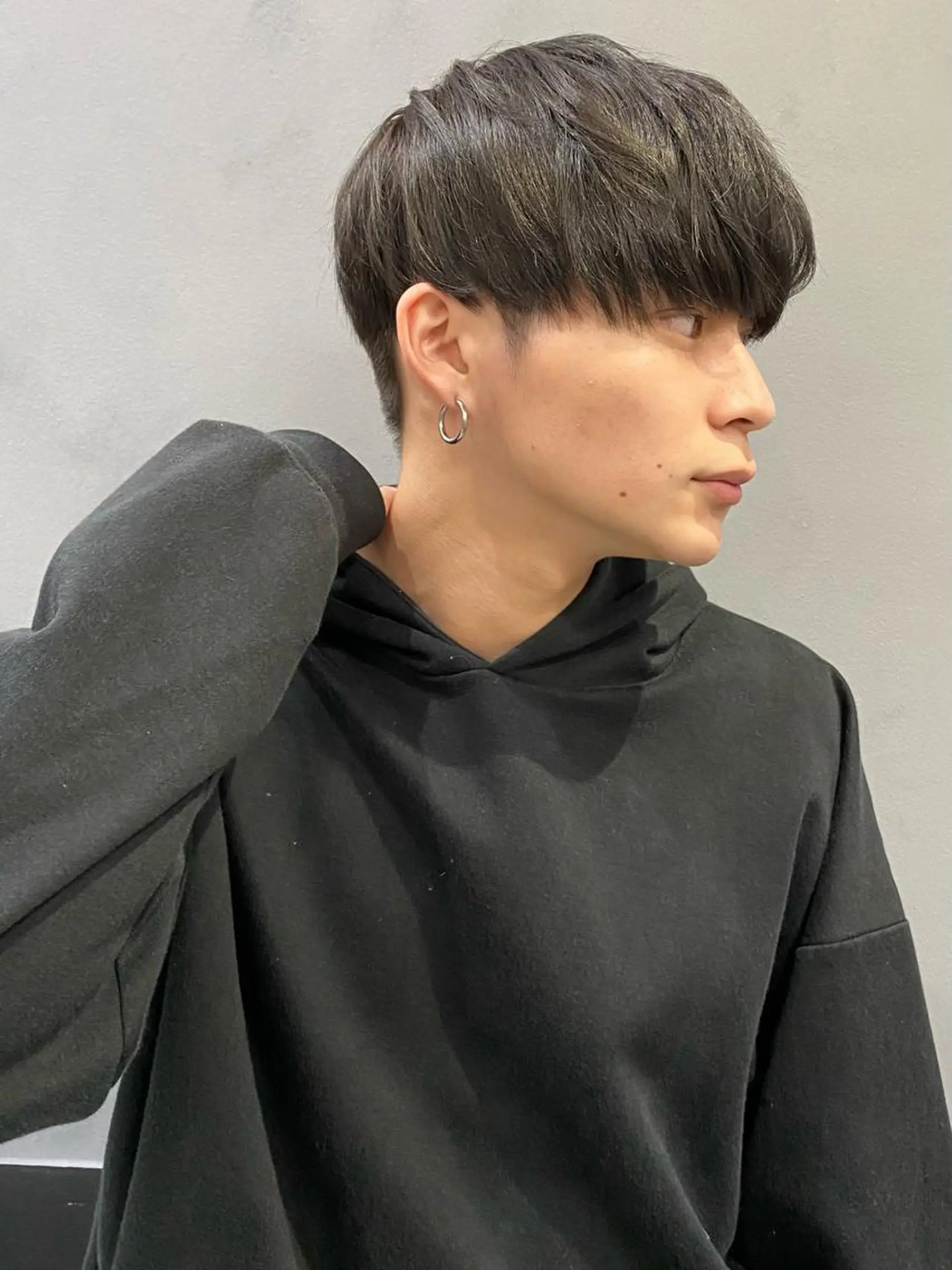 ショート メンズ メンズ韓国風 マッシュ 刈り上げ 韓国風ヘア カット メンズカット✂ レベッカ寺西優真のヘアスタイル
