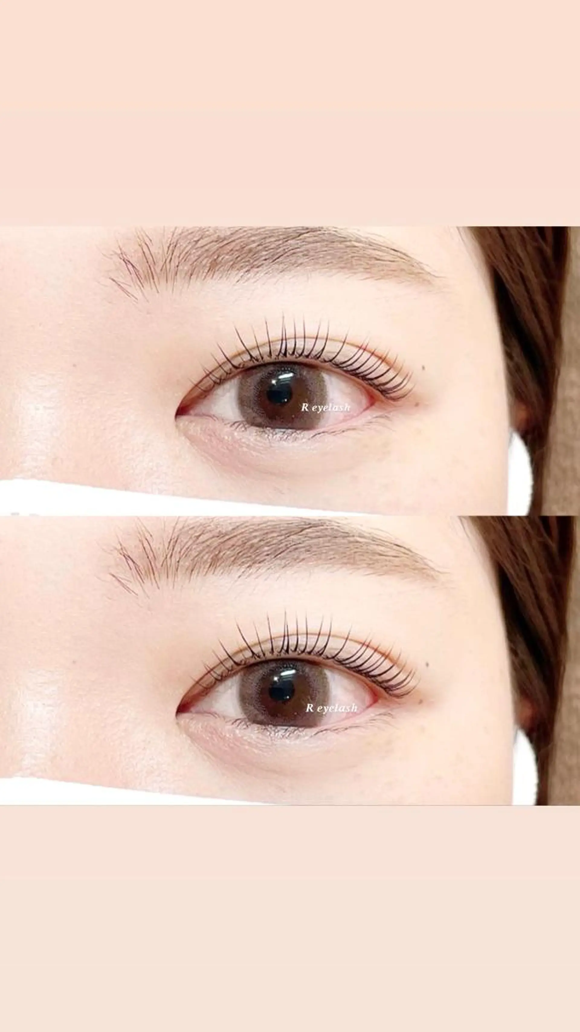 セミロング カラー パーマ ヘアアレンジ メンズ キッズ ネイル マツエク・マツパ アイブロウ マツパ 𝑹 eyelashのマツエク・マツパデザイン