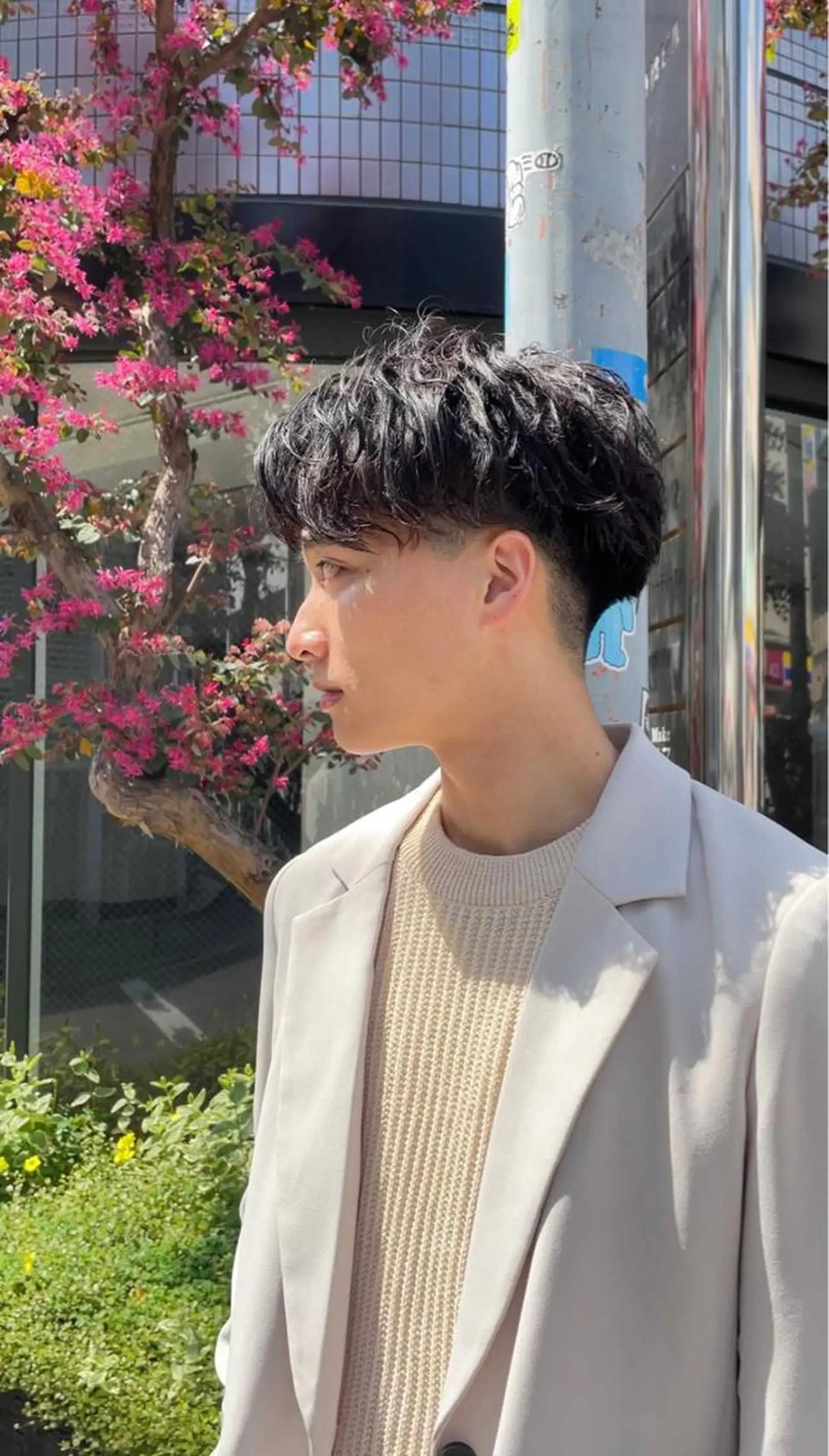 パーマ メンズ Kvell&Co.所属・ハイトーン カラーのヘアスタイル