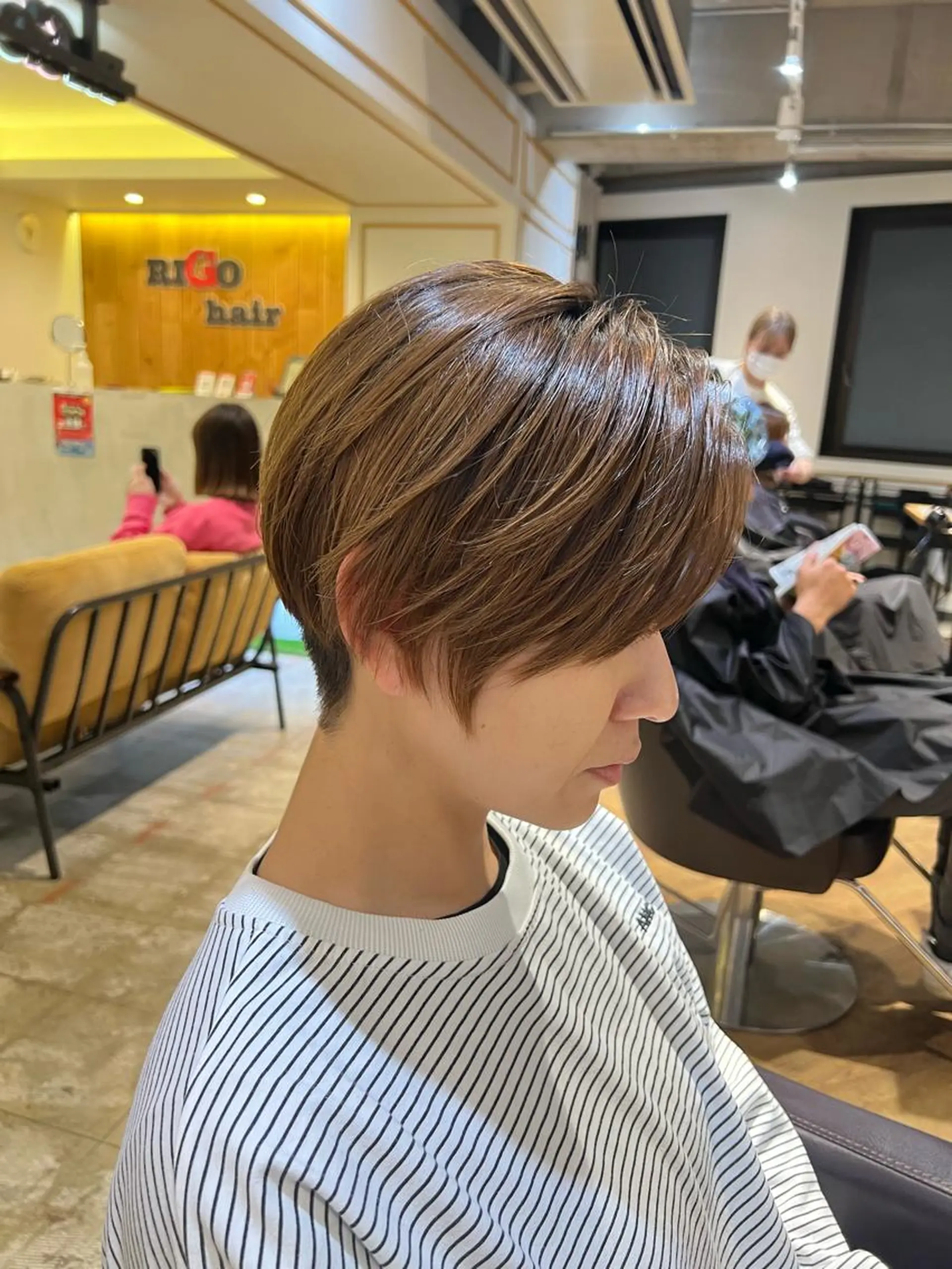 ショート RIGO hair所属・トクシ ーのヘアスタイル