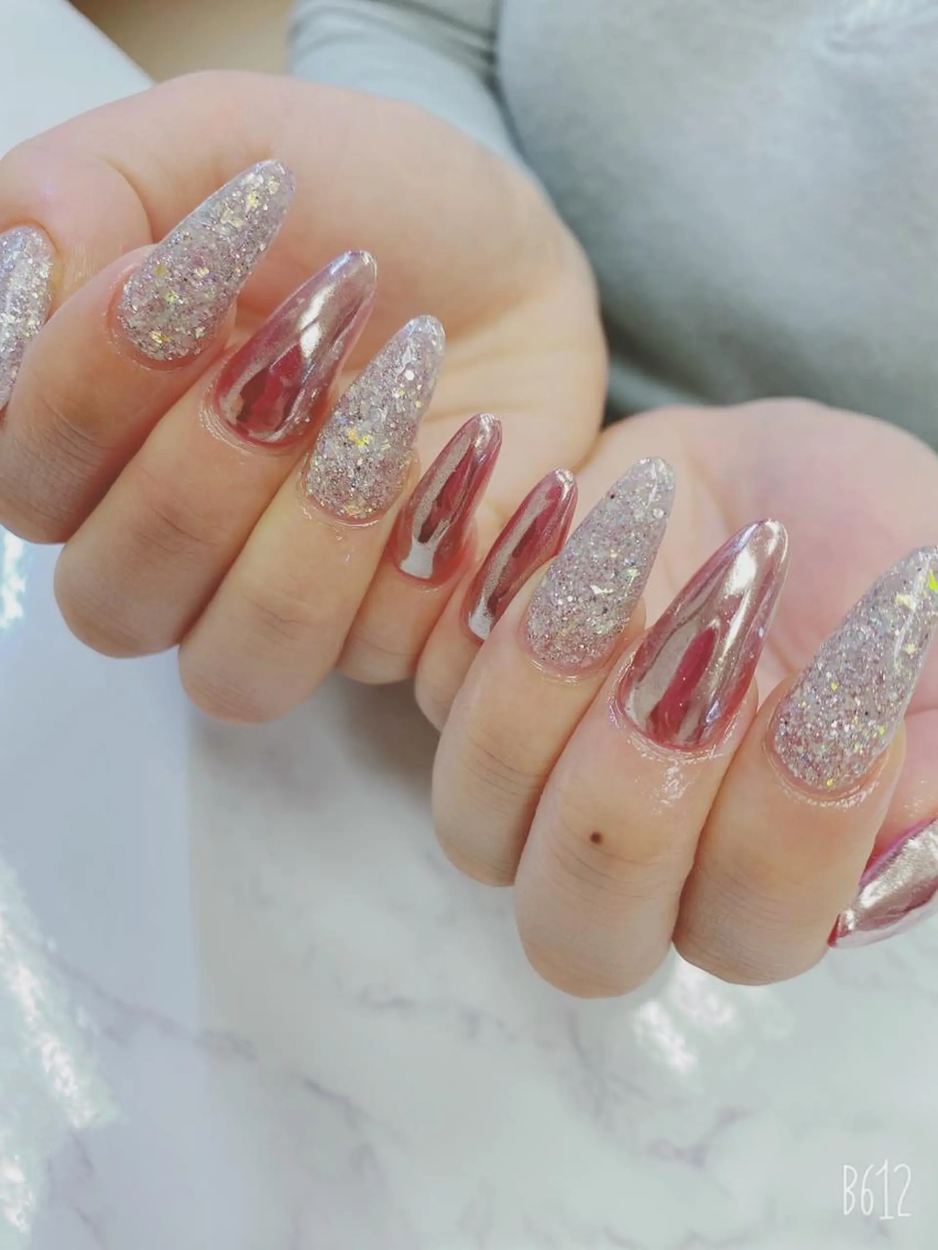 ミディアム ハンドネイル JNA認定講師🌸 RIEのネイルデザイン