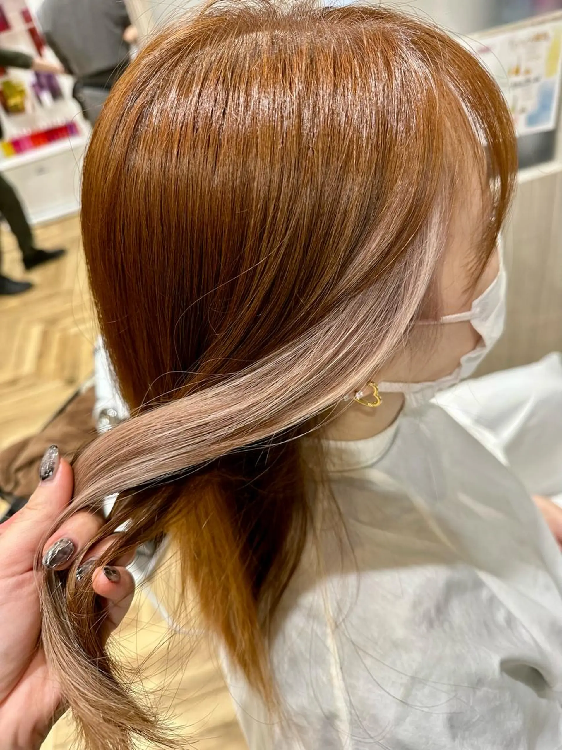 ミディアム ヘアカラー レイビューティー豊田 丸山店アシスタントのヘアスタイル