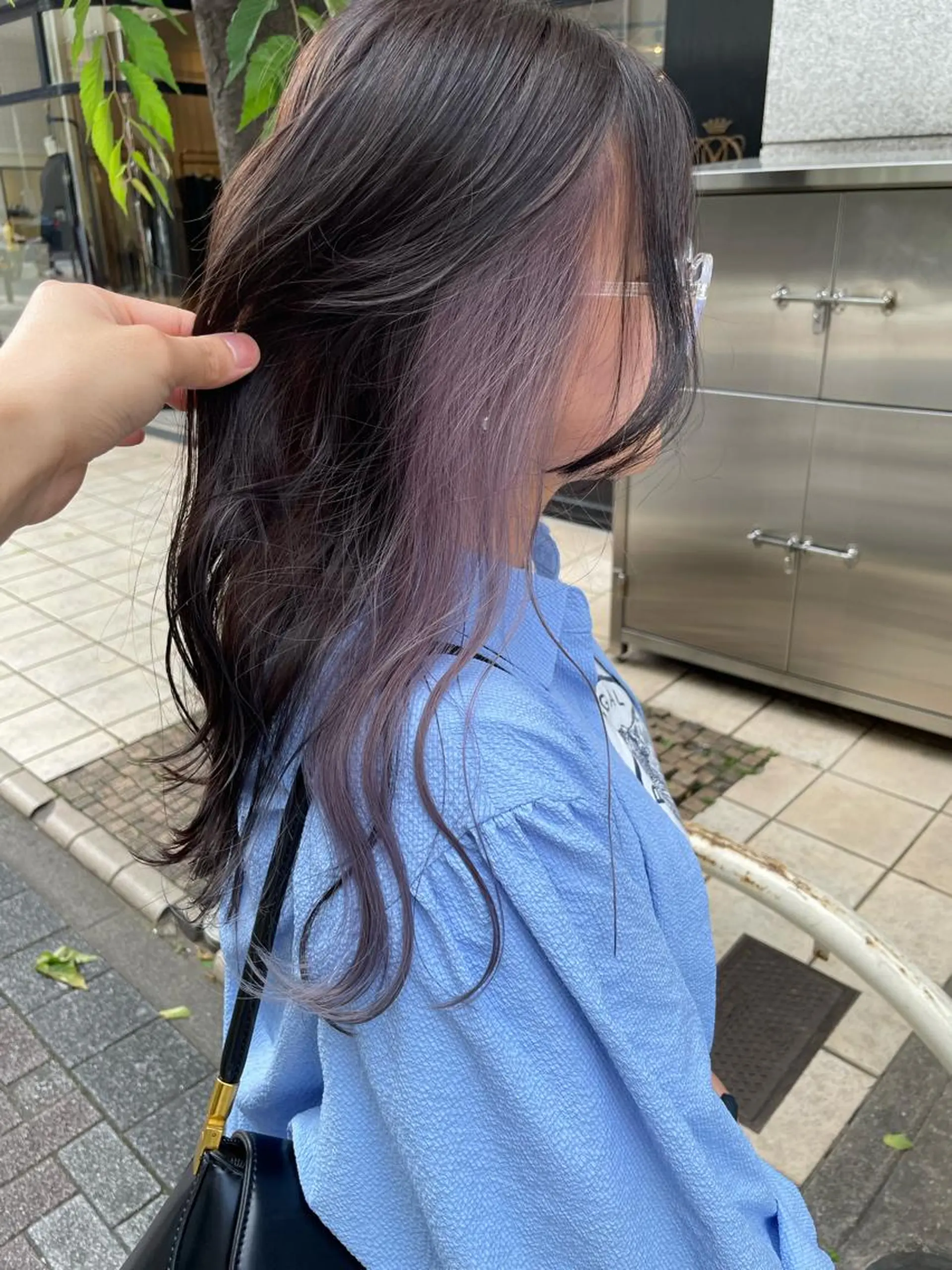 ロング カラー ヘアカラー トリートメント 髪質改善will hairdesignのヘアスタイル