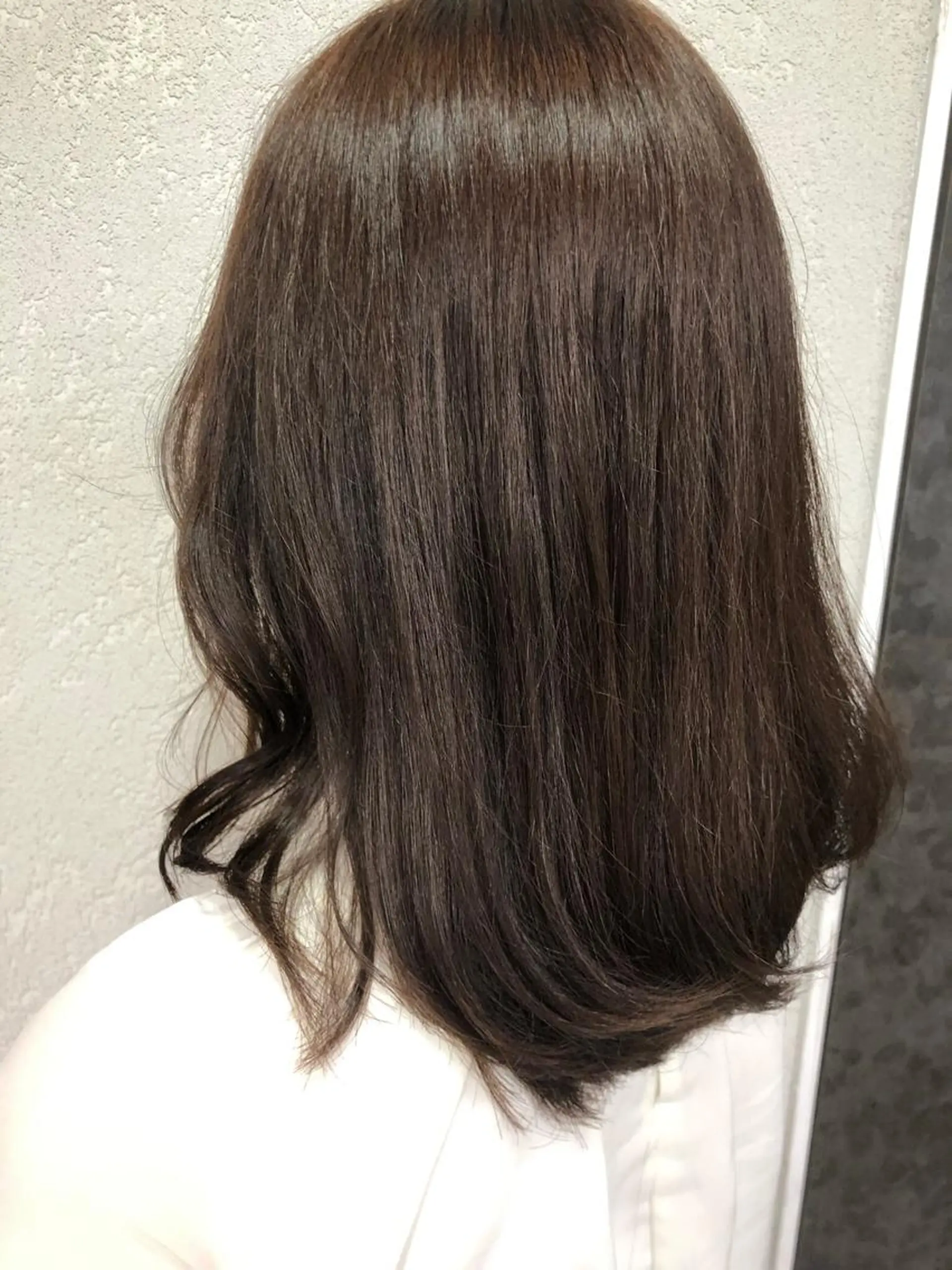 ミディアム 髪質改善縮毛矯正× 艶髪カラー板垣智大のヘアスタイル