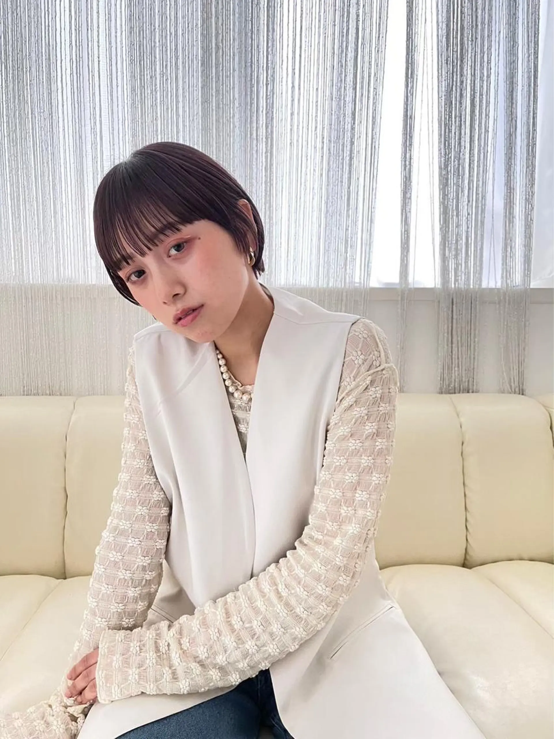 カラー ヘアカラー 清 亜由佳のヘアスタイル