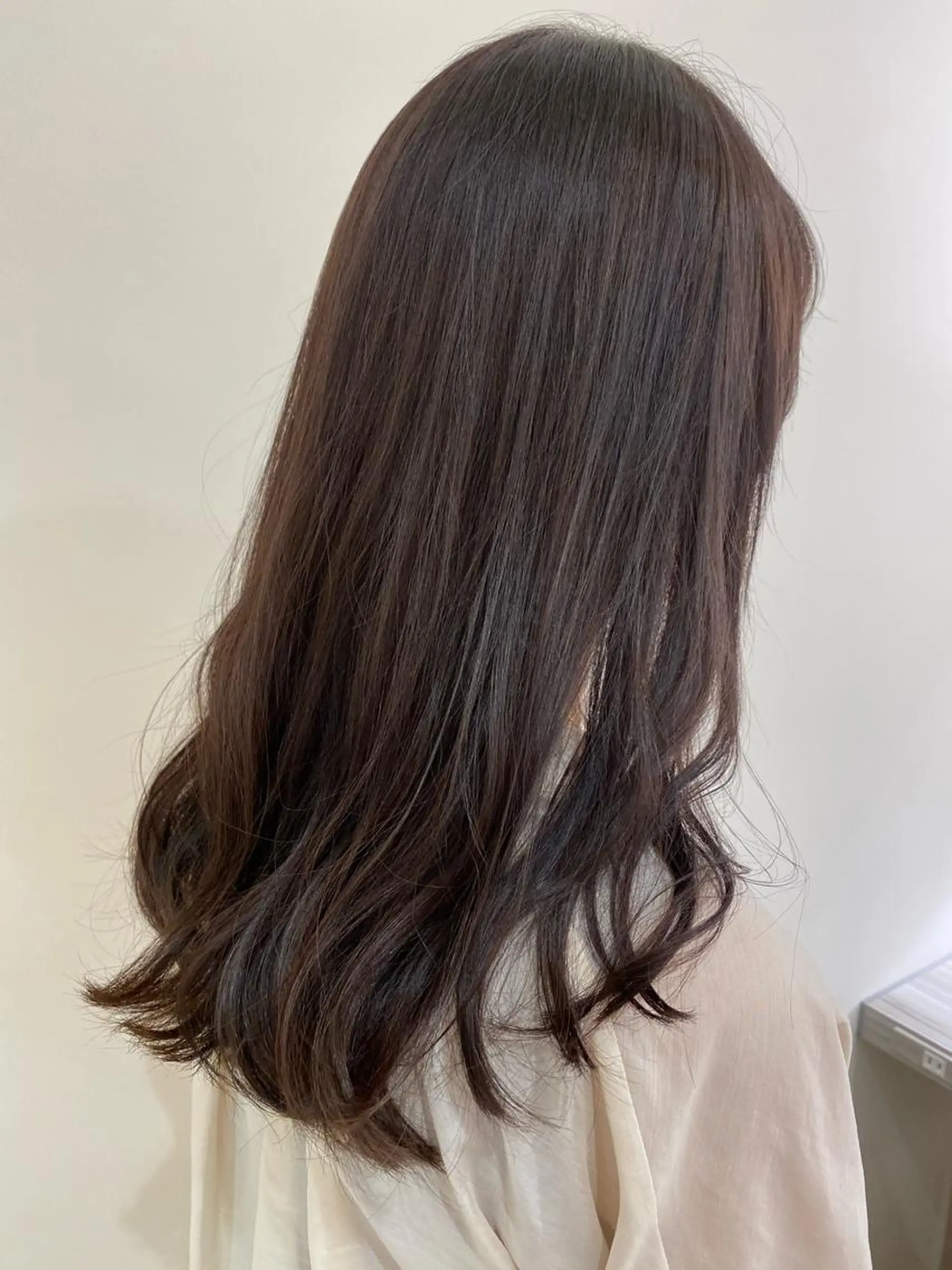 ロング カラー プレイングカラー🤍 細めハイライトのヘアスタイル