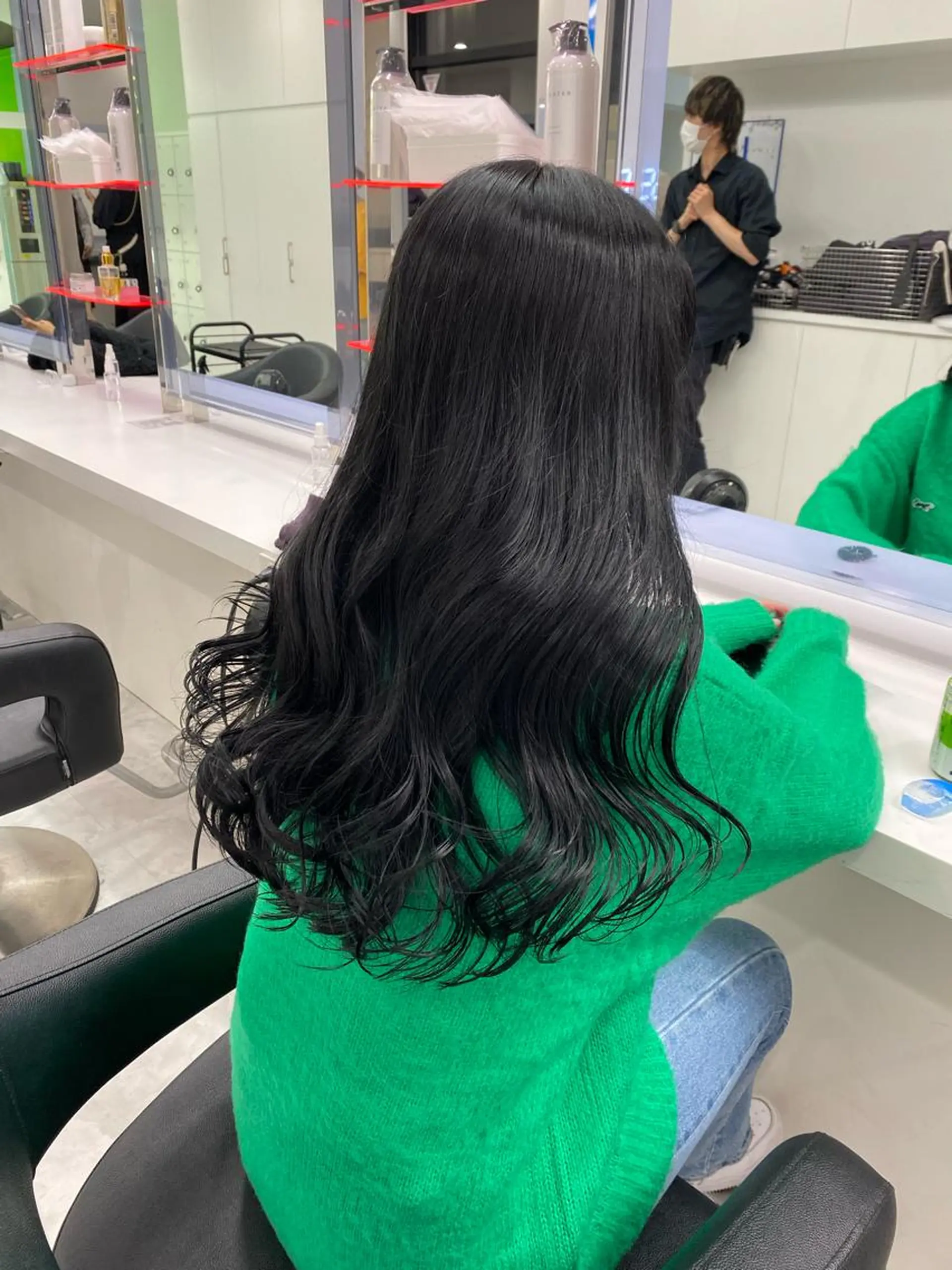 ロング カラー カット ヘアカラー トリートメント 💖透け感ベージュ KOTA💖のヘアスタイル