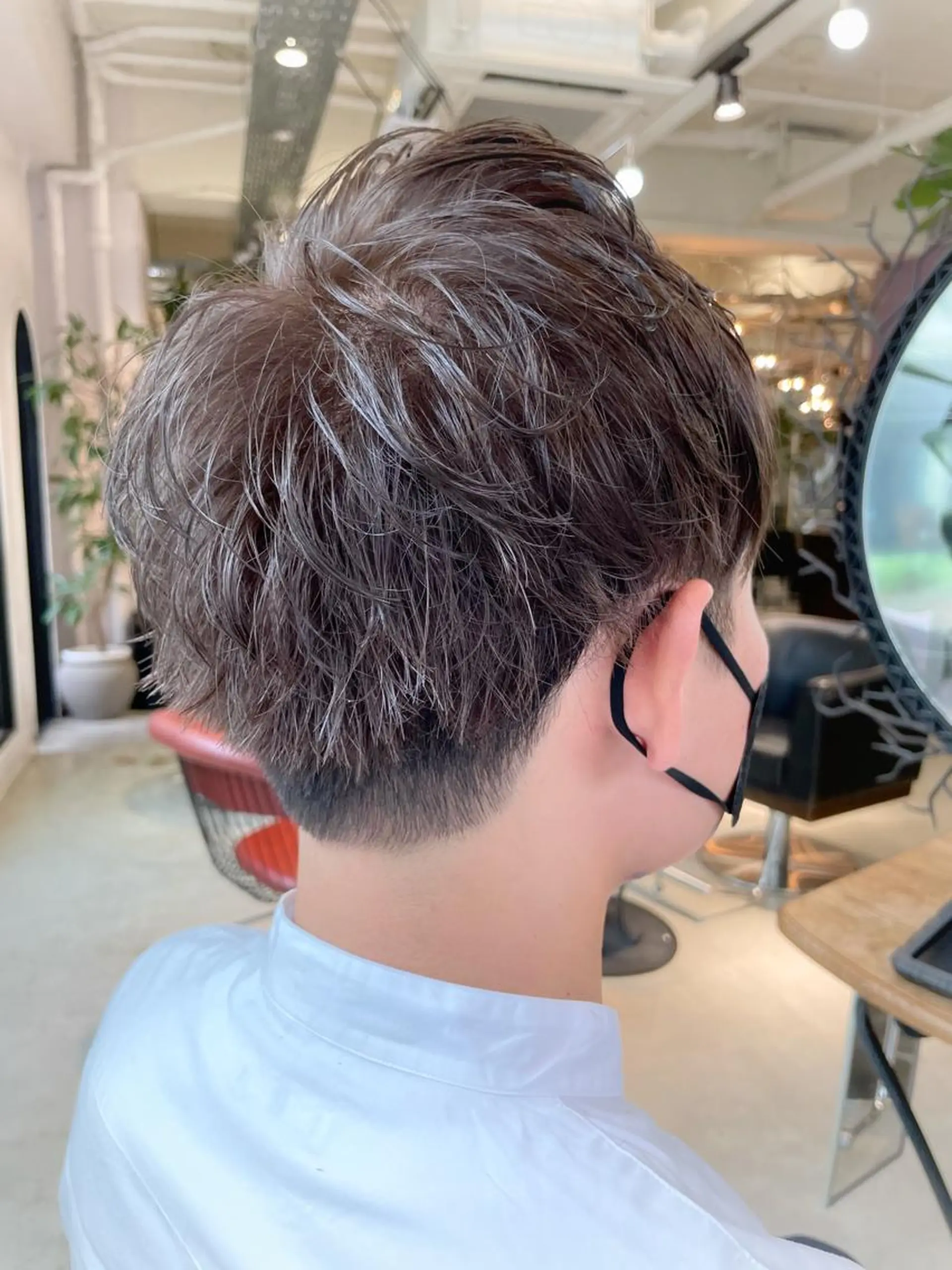 ショート メンズ メンズブリーチ メンズNO.1口コミ 高評価🟡三澤拓海✅のヘアスタイル