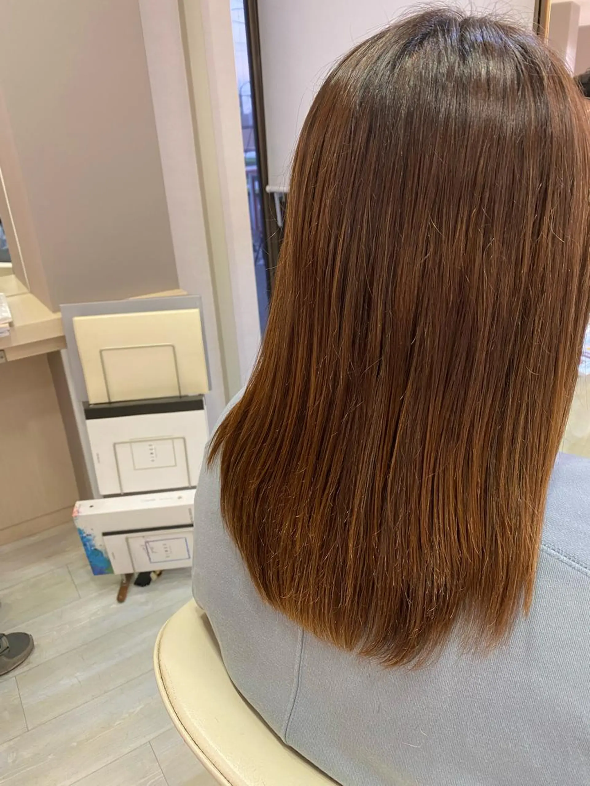 ミディアム トリートメント カット トリートメント 鬼澤 なお子のヘアスタイル