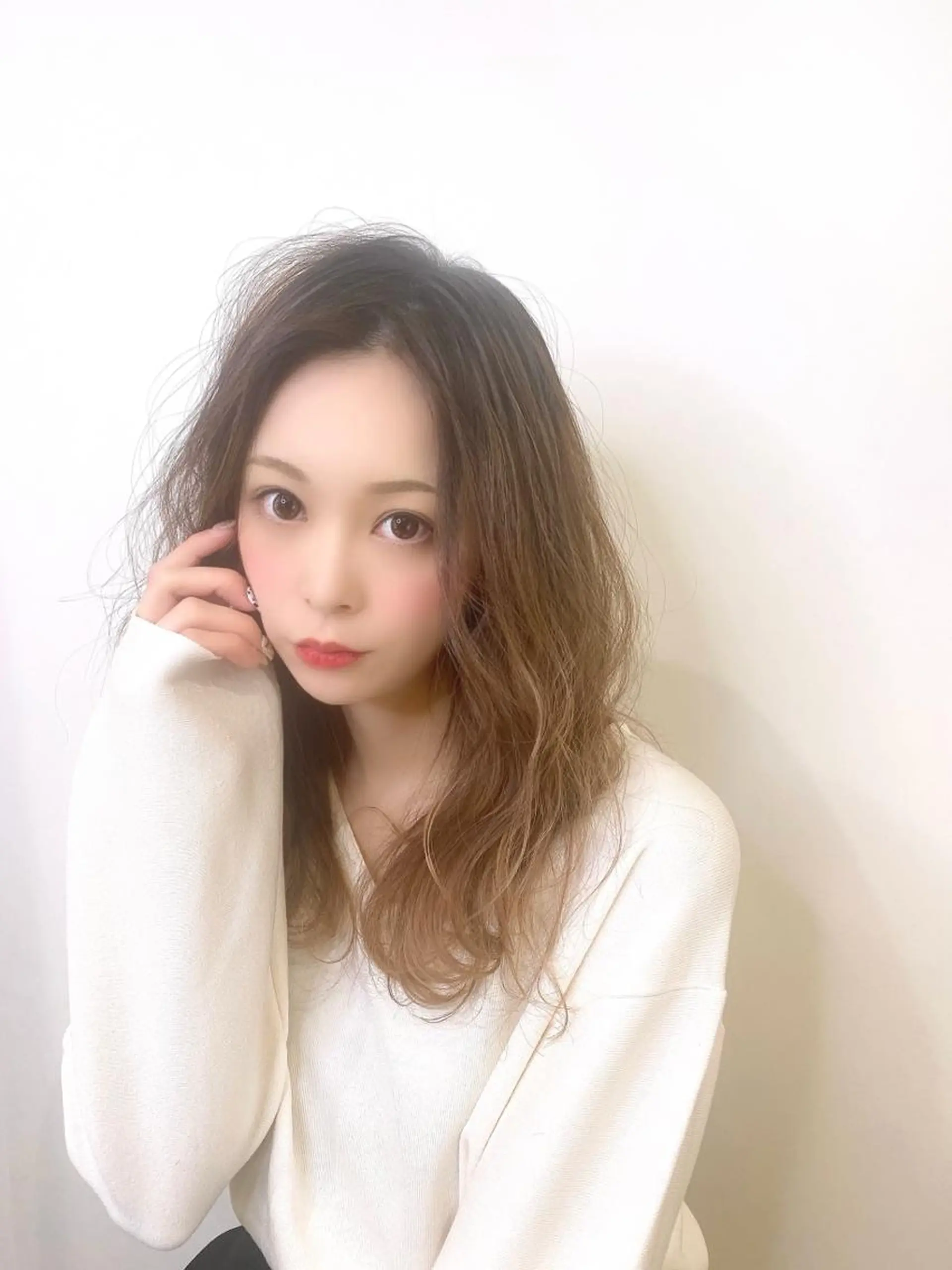 セミロング カット ヘアカラー トリートメント Maison 寺尾拓朗のヘアスタイル