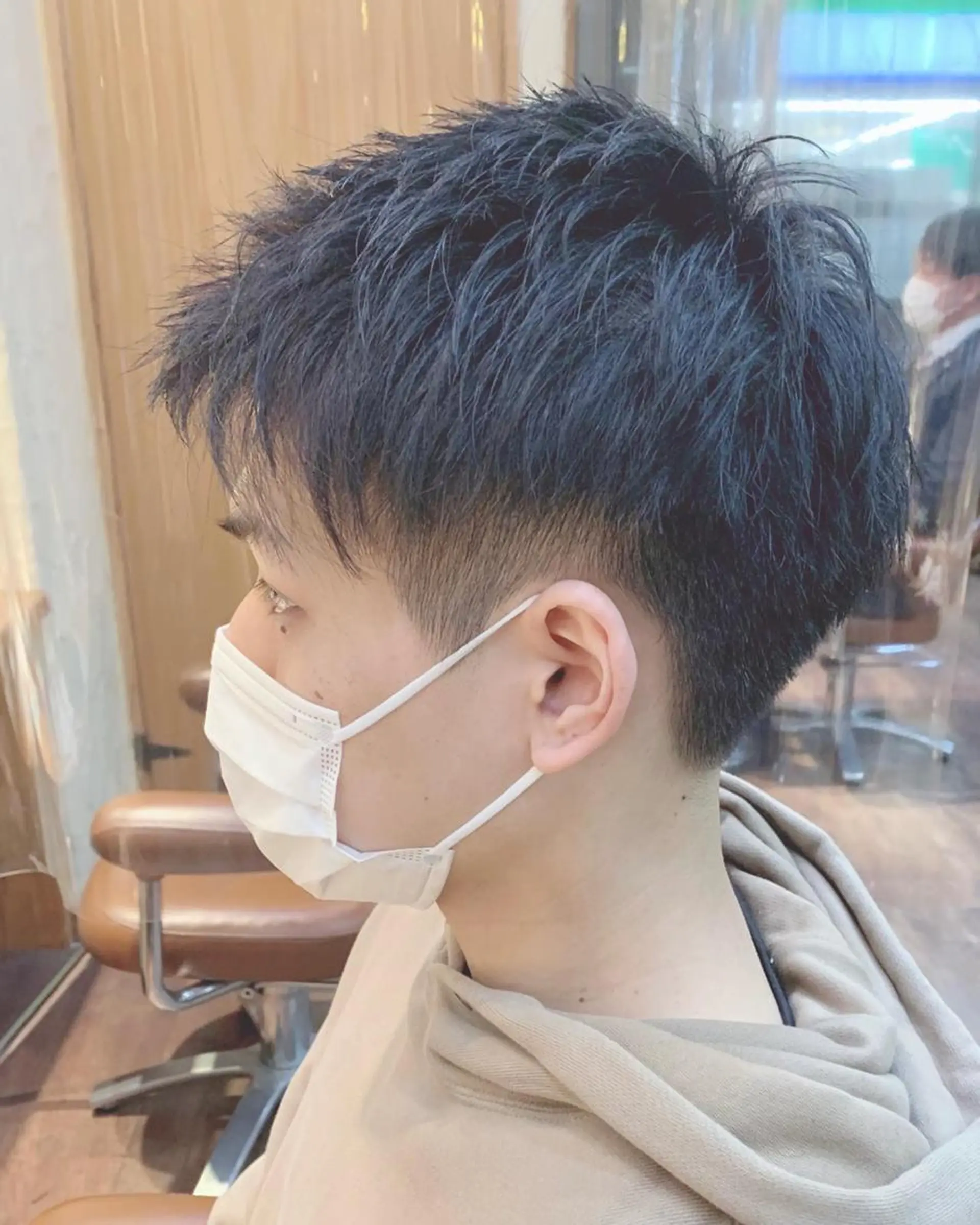 ショート カラー メンズ 学生（メンズ向け） メンズショート ツーブロック 黒髪 外国人風カラー 🌿ヤマグチ ユウキ🌿のヘアスタイル