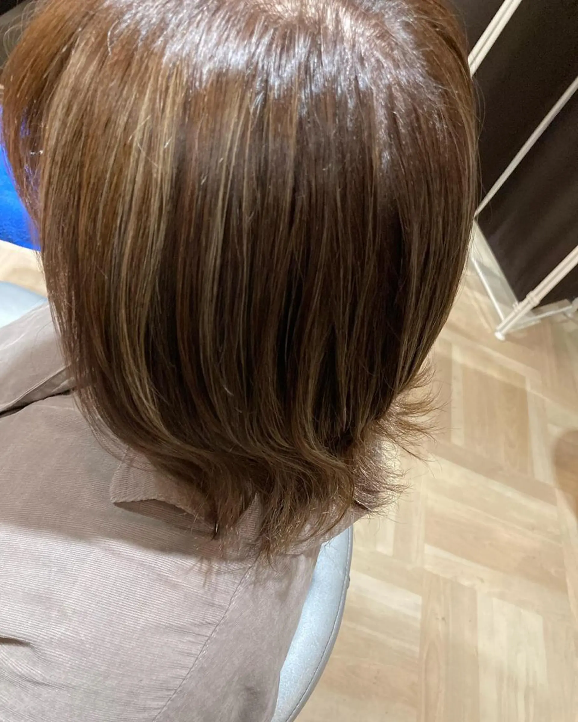 カラー グレージュ ハイライトカラー 髪質改善/透明感 カラー/内藤有須加のヘアスタイル