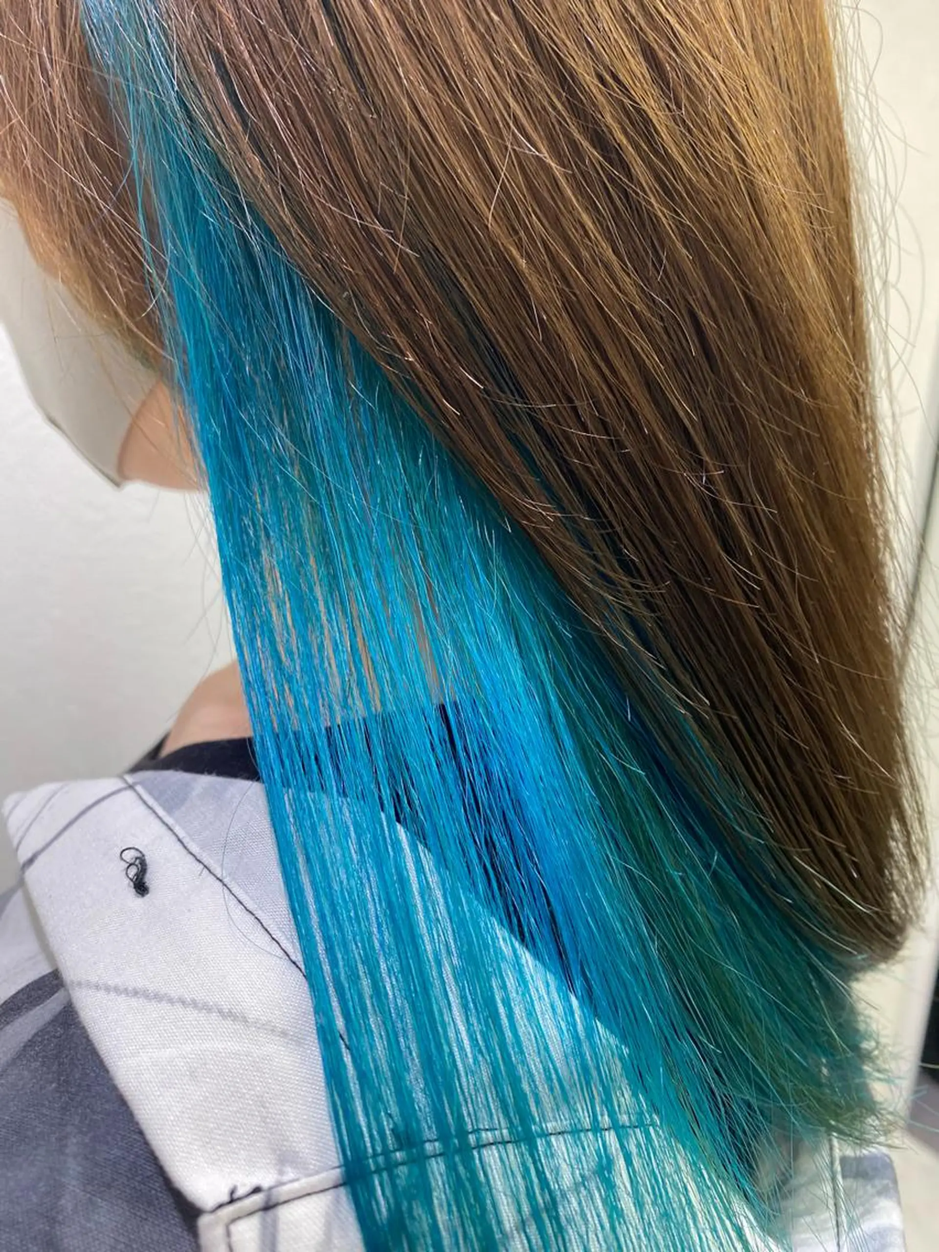 セミロング 長妻莉央/縮毛矯正 髪質改善カラーのヘアスタイル