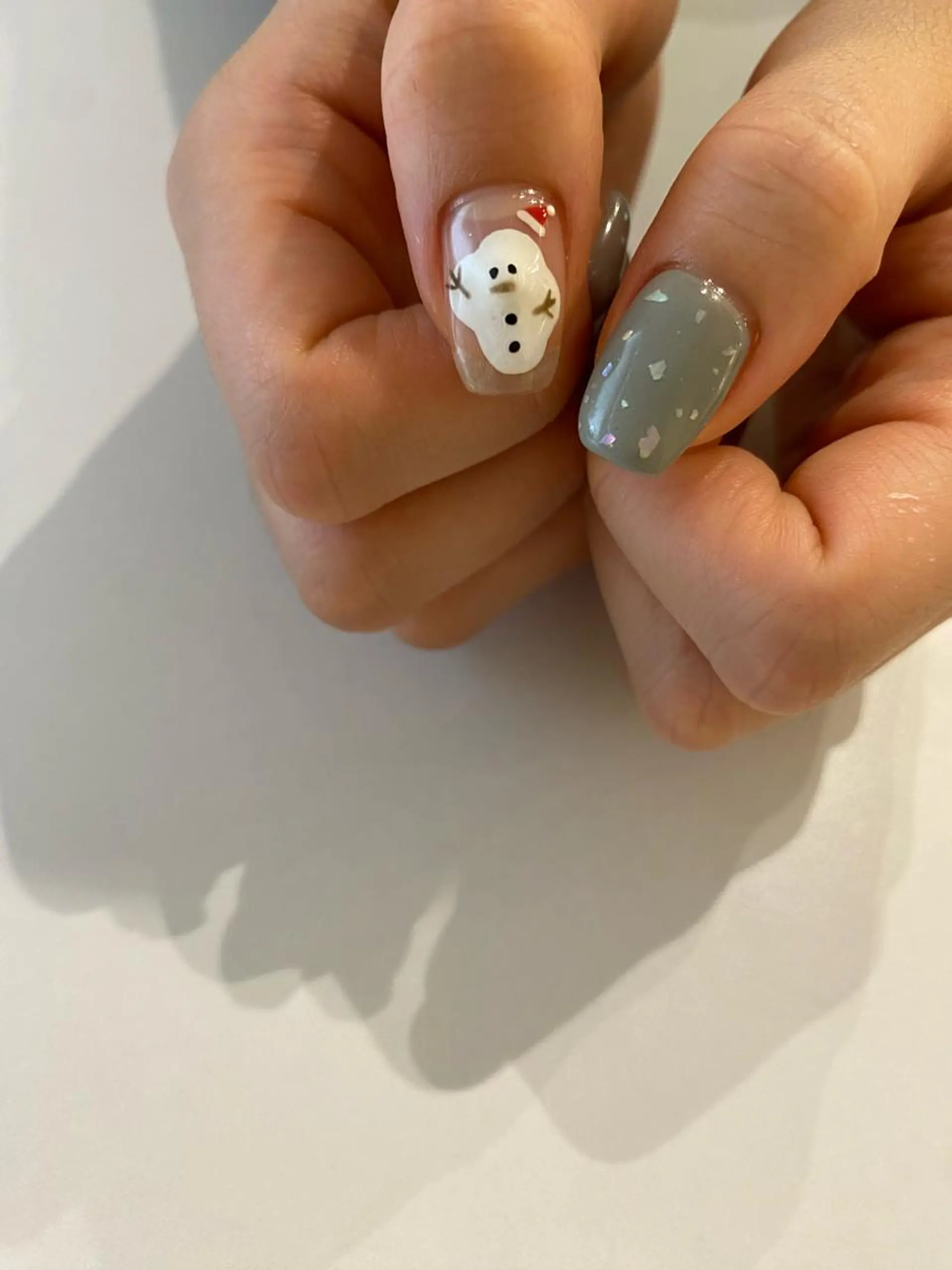 ネイル 冬ネイル クリスマス ハンドネイル Ann. nail.tokyo所属・Ann nailのネイルデザイン